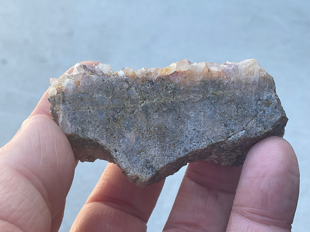 70g Hematite Quartz Cluster
