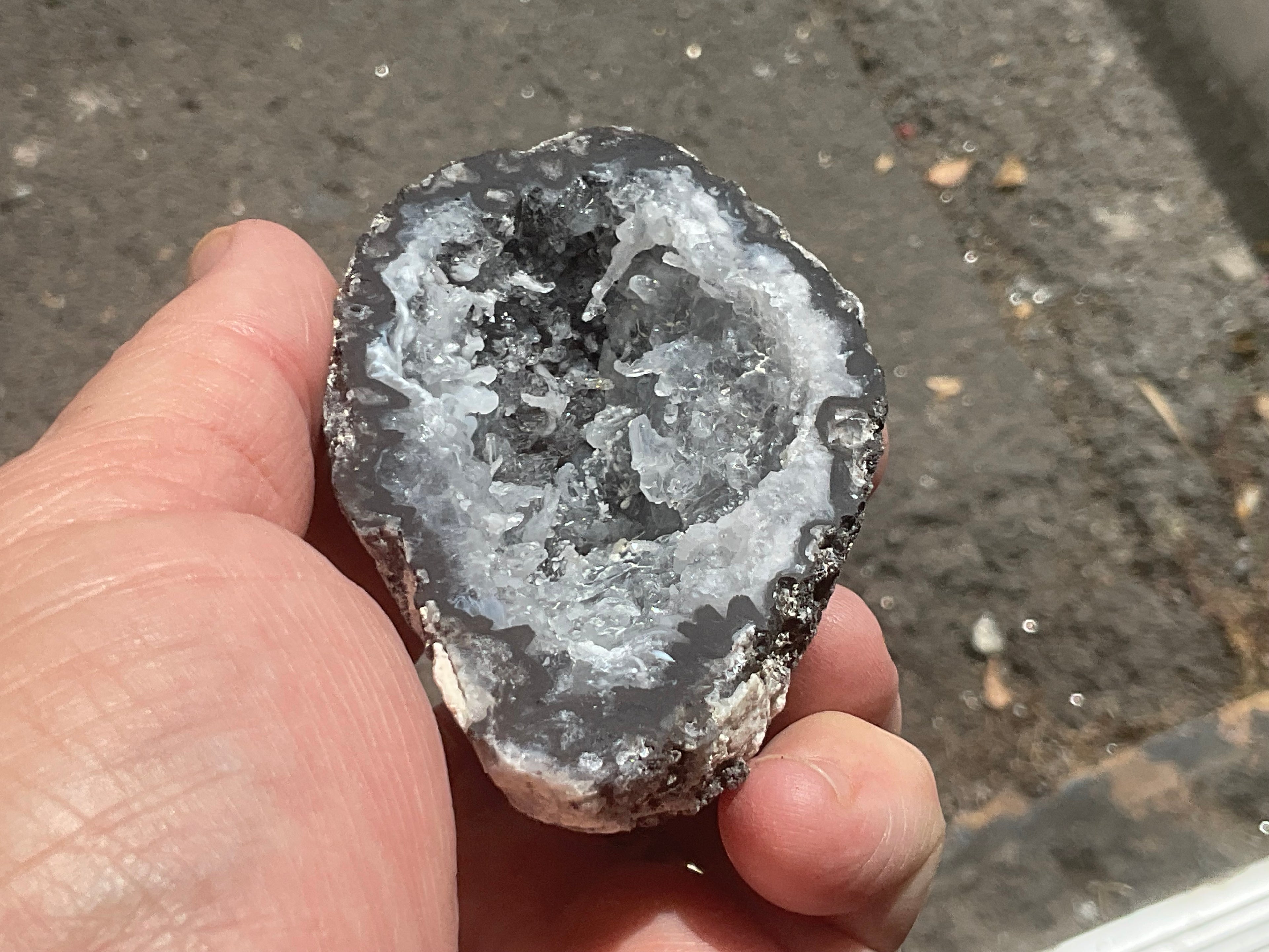 112g Mexican Geode Half 2A