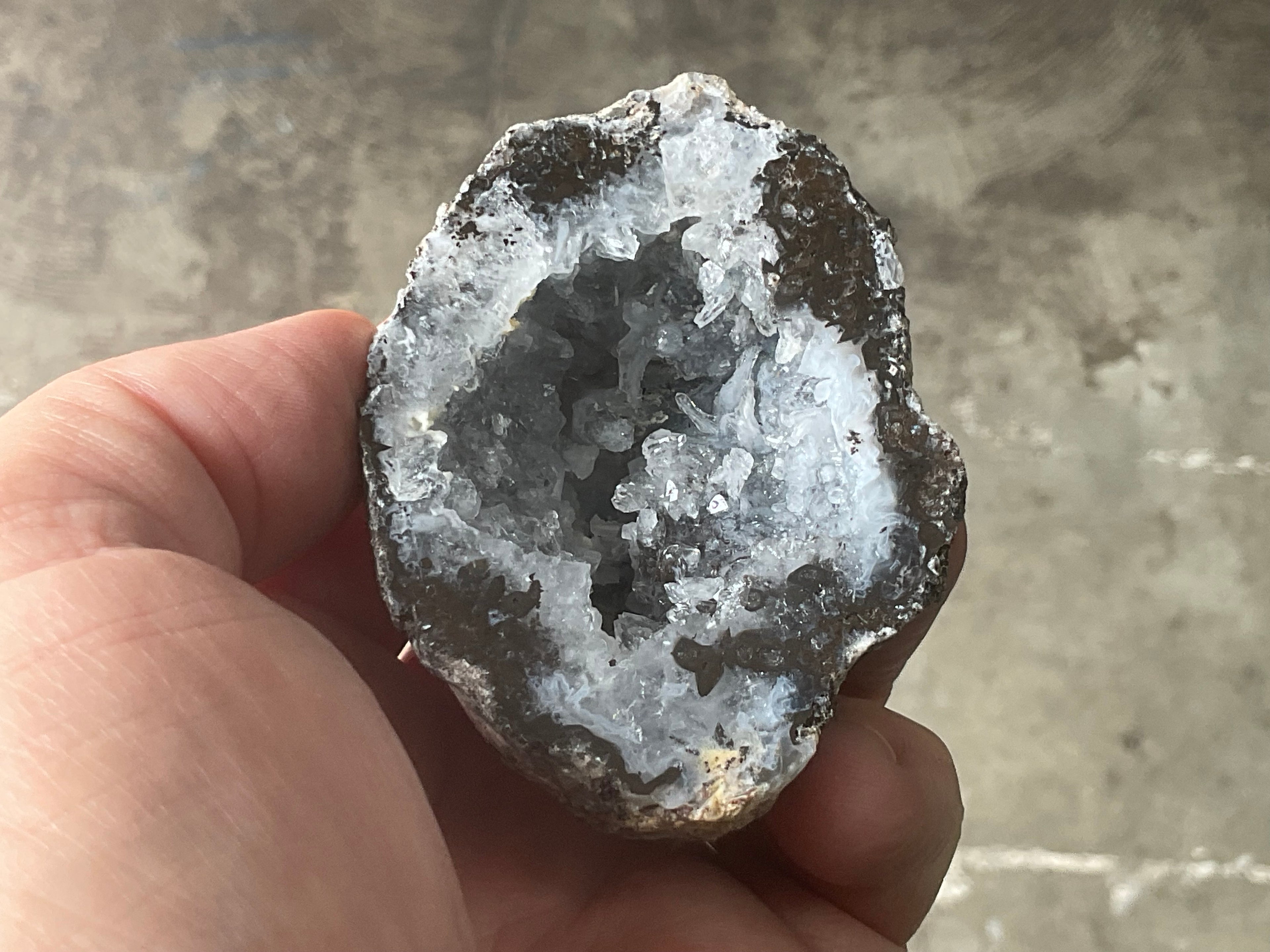 118g Mexican Geode Half 2B