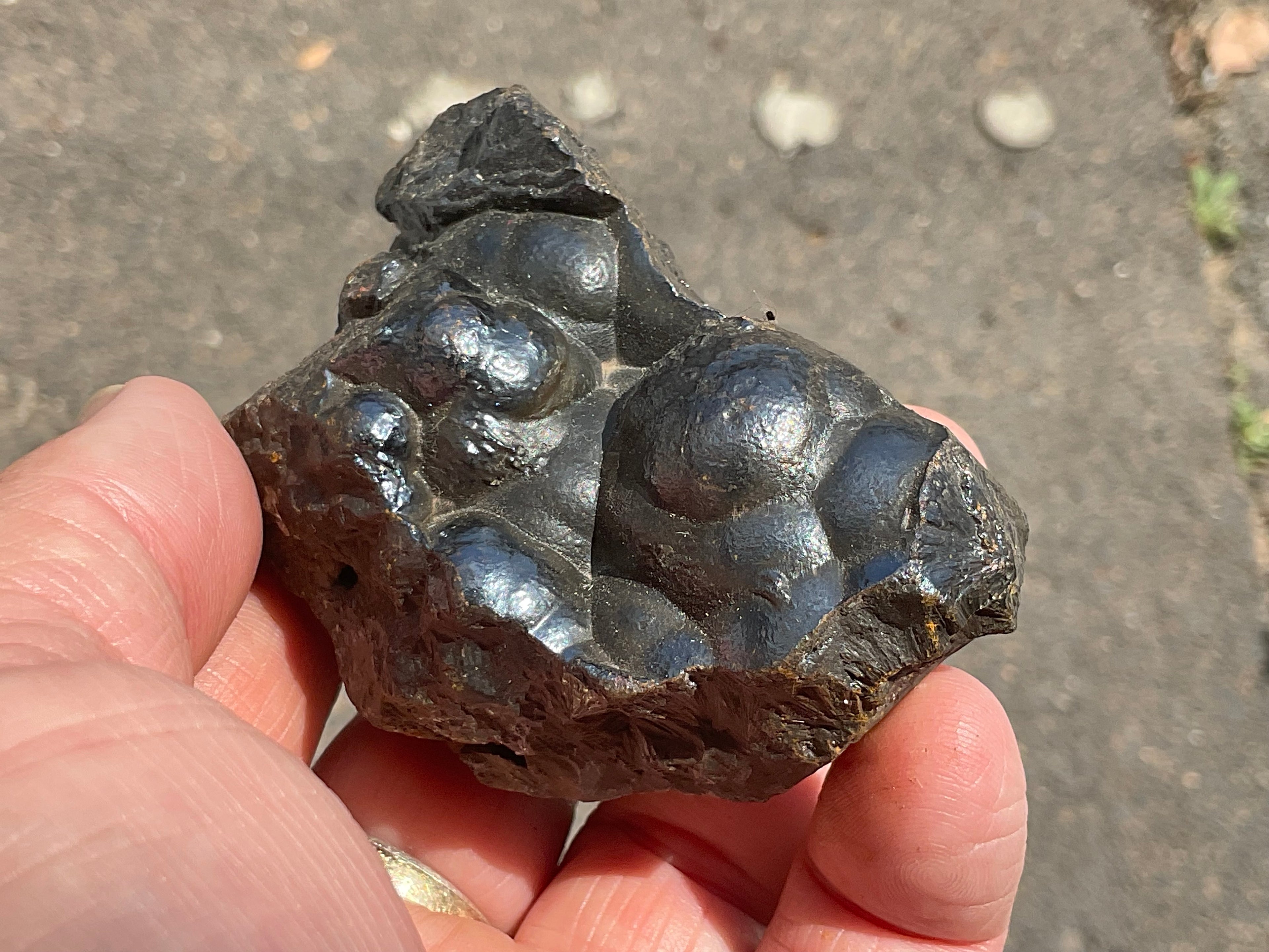 216g Botryoidal Hematite Specimen 2B