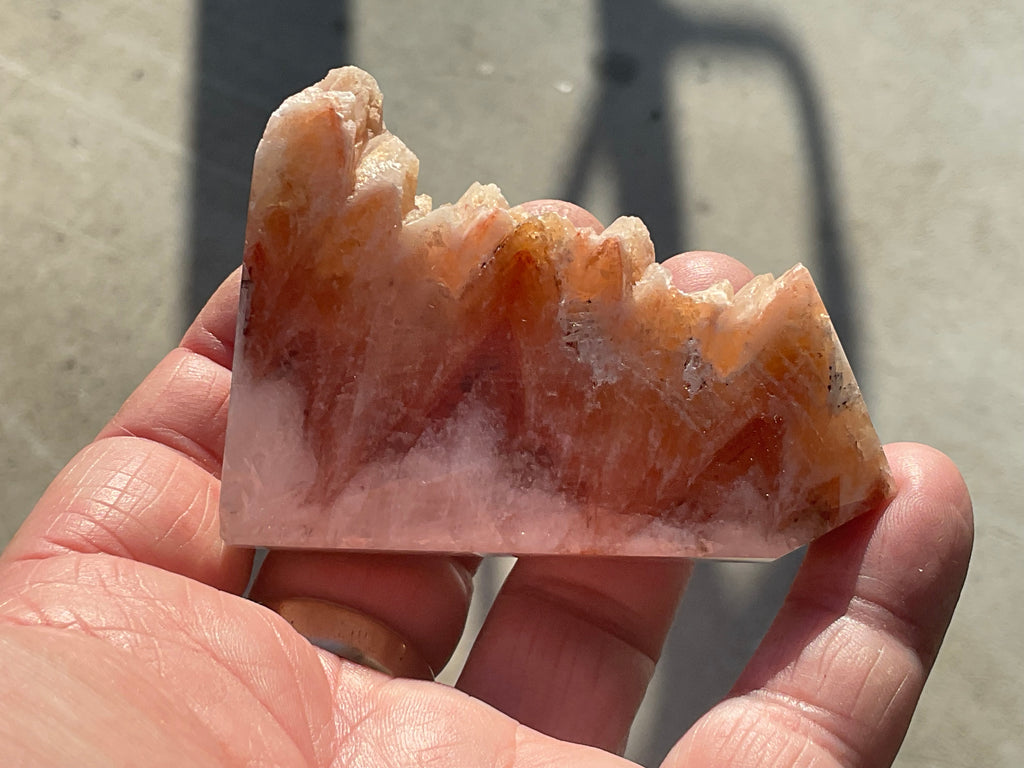 92g Orange Dog Tooth Calcite Generator 1C
