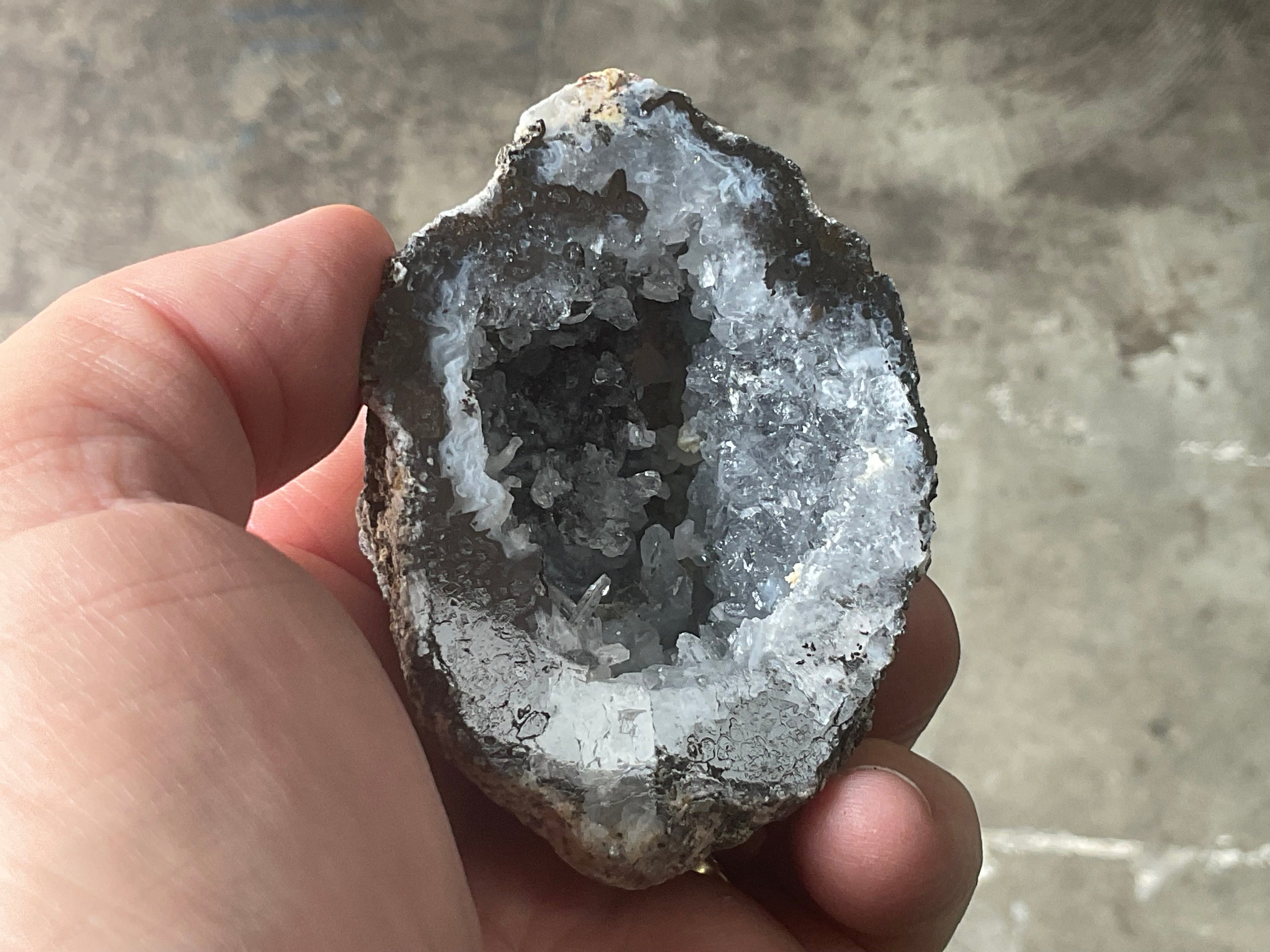 118g Mexican Geode Half 2B