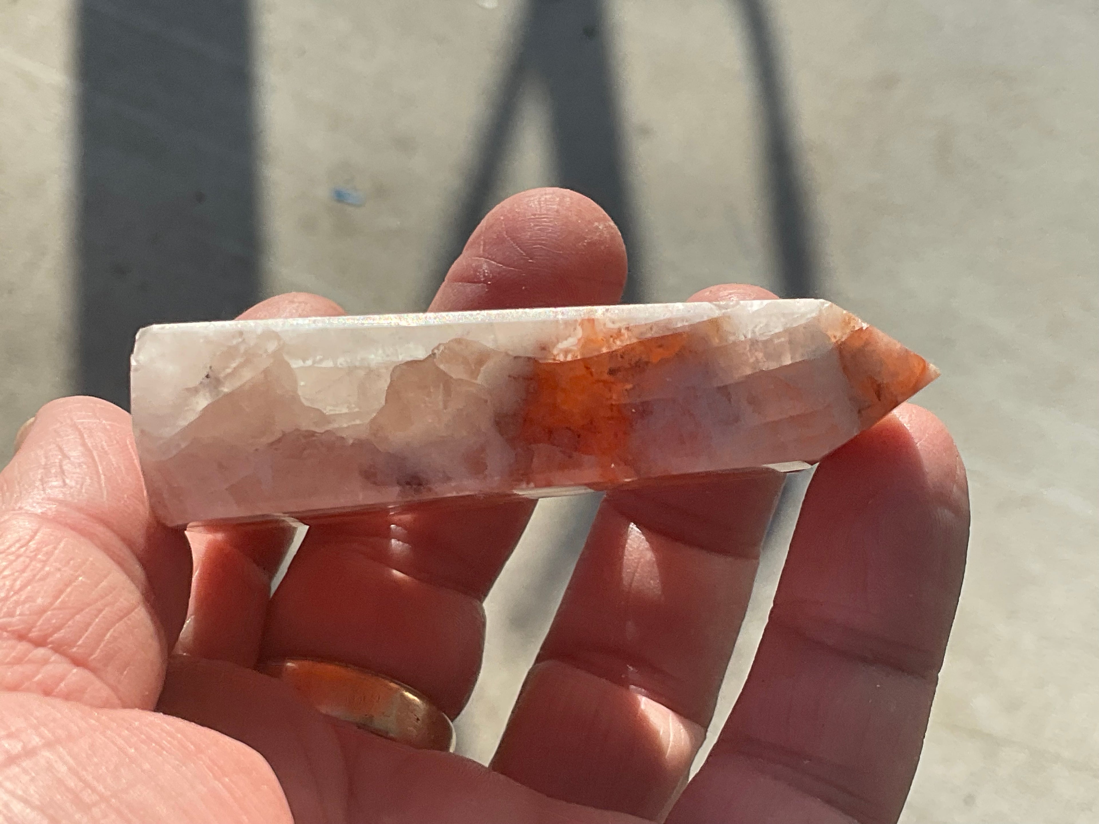 92g Orange Dog Tooth Calcite Generator 1C