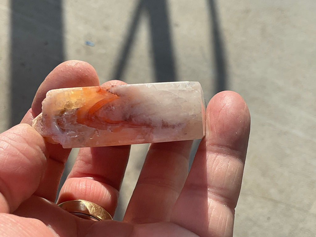 92g Orange Dog Tooth Calcite Generator 1C