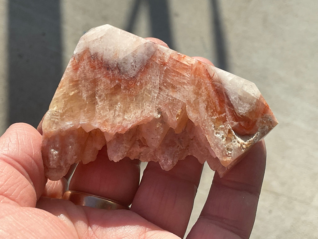 92g Orange Dog Tooth Calcite Generator 1C