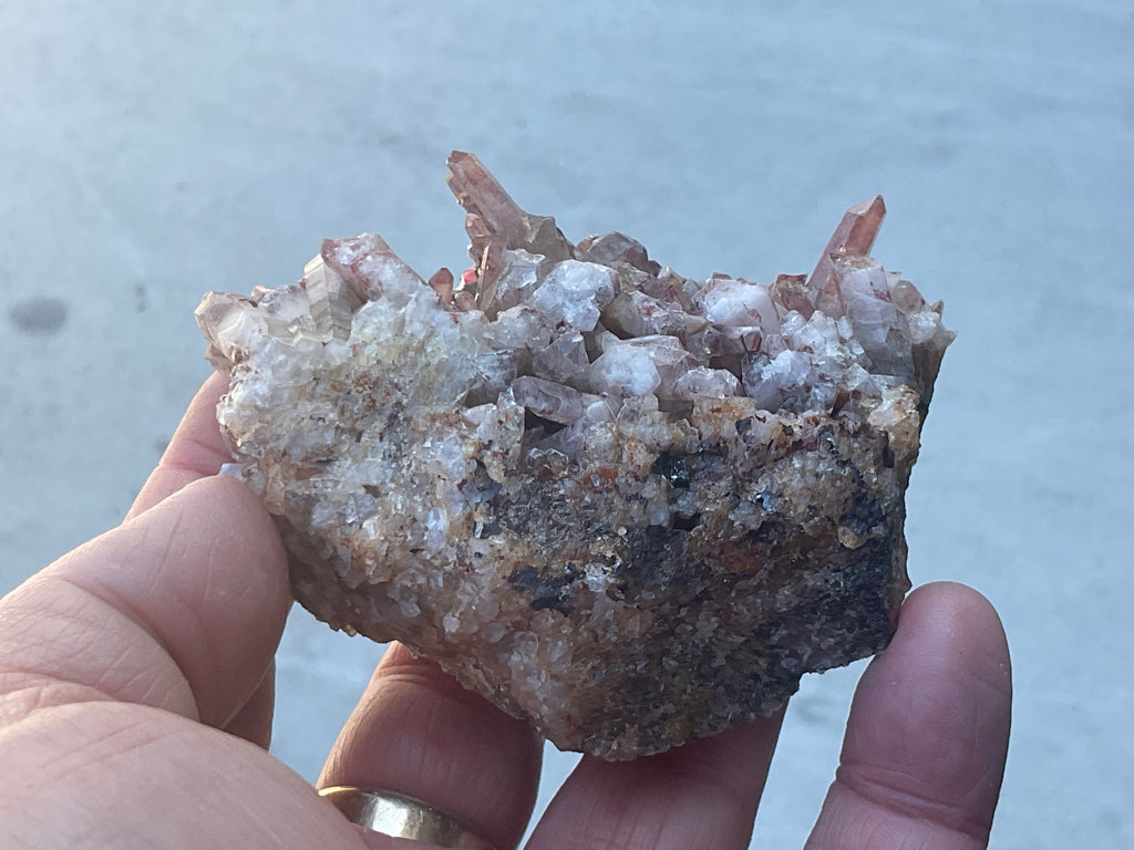 178g Hematite Quartz Specimen