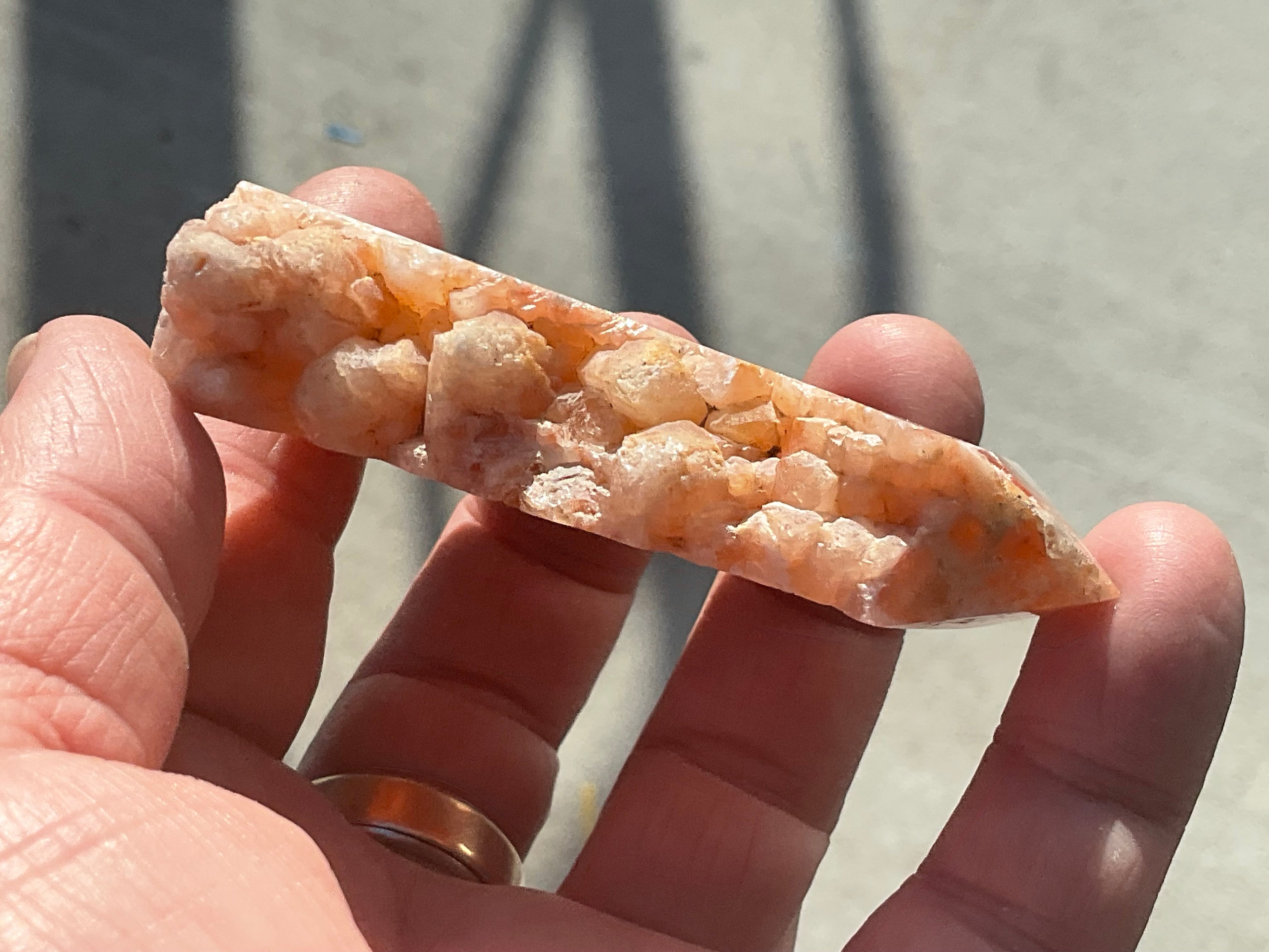 92g Orange Dog Tooth Calcite Generator 1C