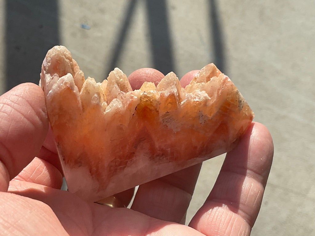 92g Orange Dog Tooth Calcite Generator 1C