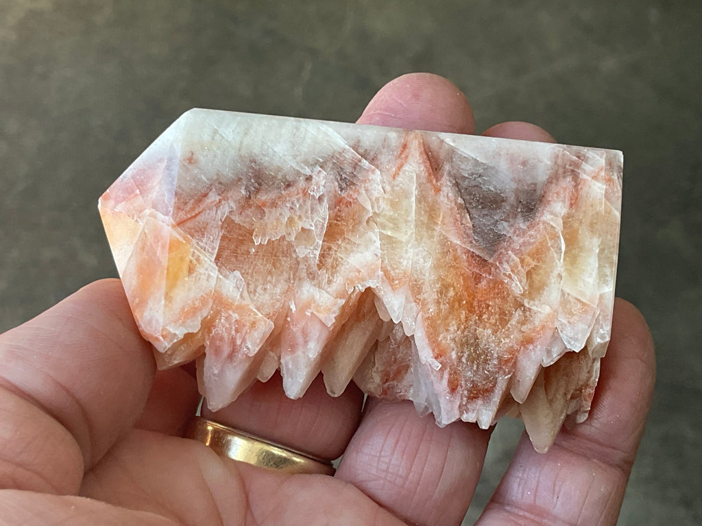 90g Orange Dog Tooth Calcite Generator 2A
