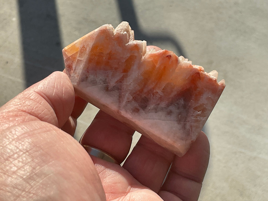 90g Orange Dog Tooth Calcite Generator 2A