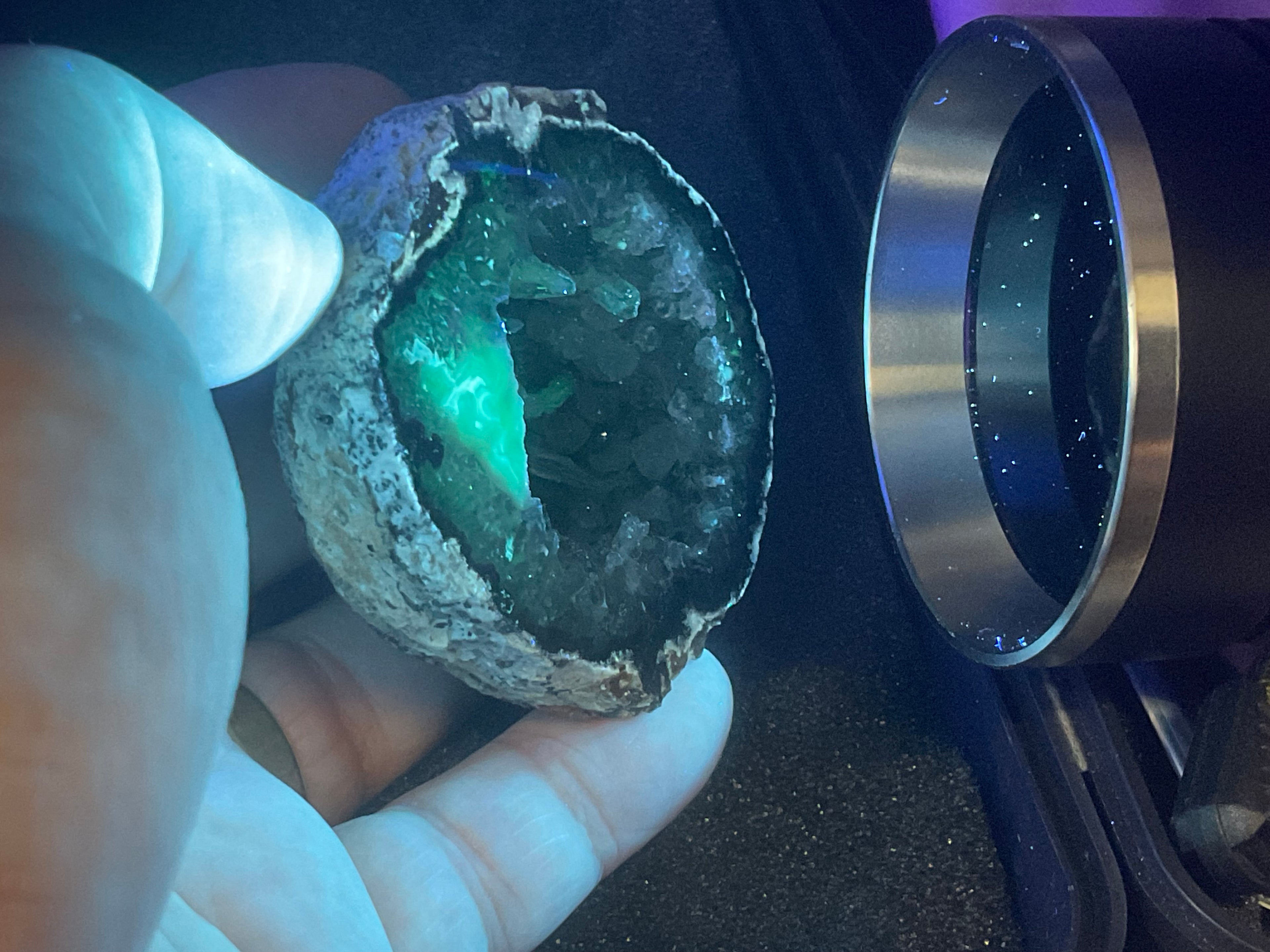 106g Mexican Geode Half 1A