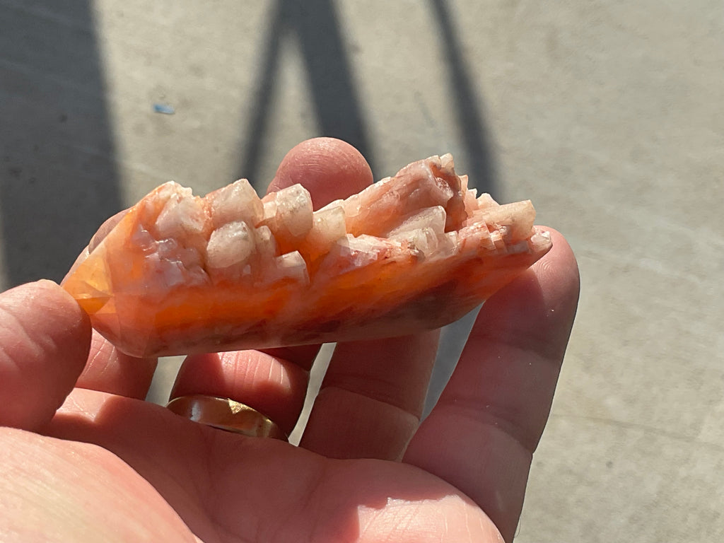 90g Orange Dog Tooth Calcite Generator 2A