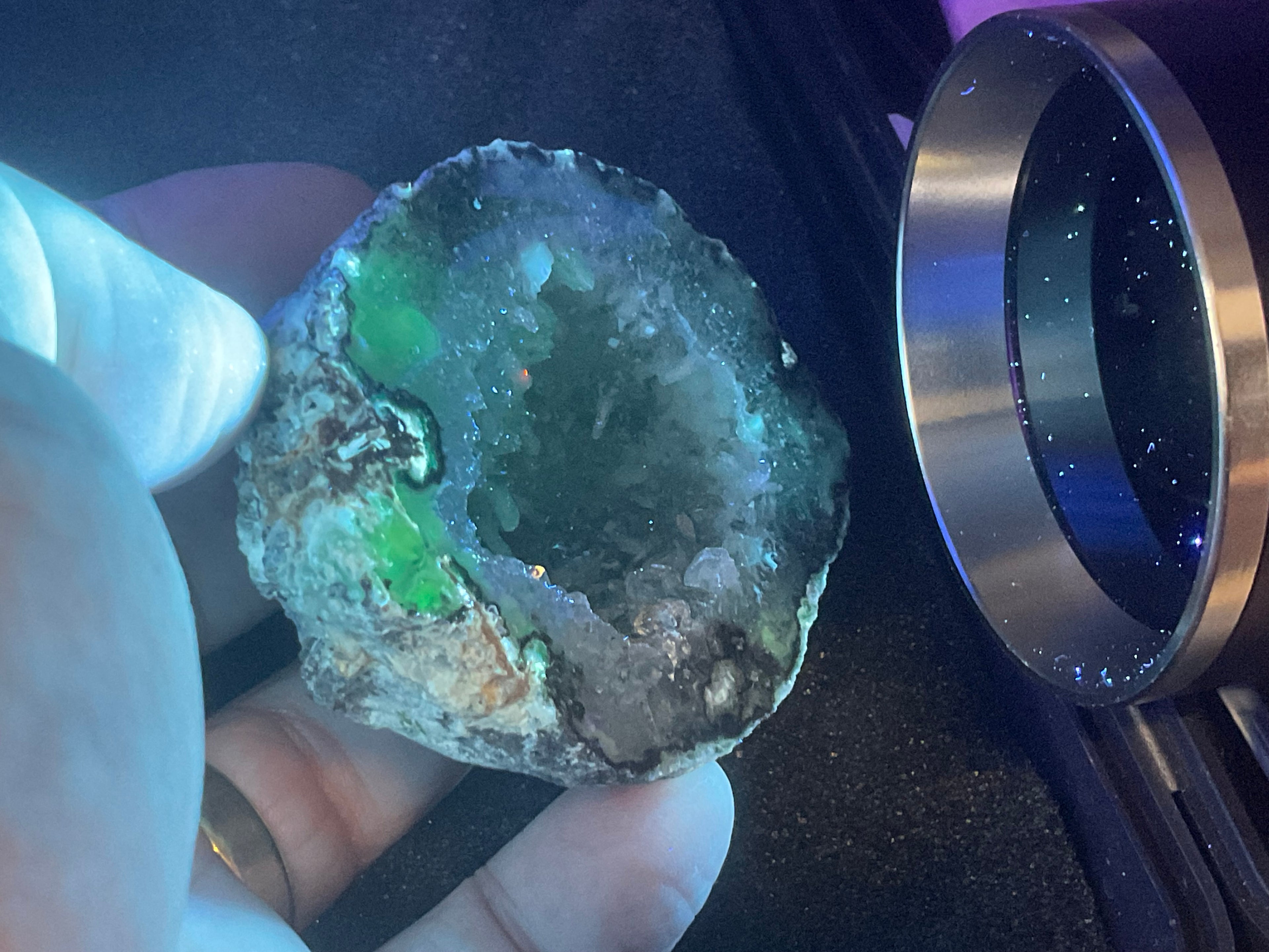 106g Mexican Geode Half 1B