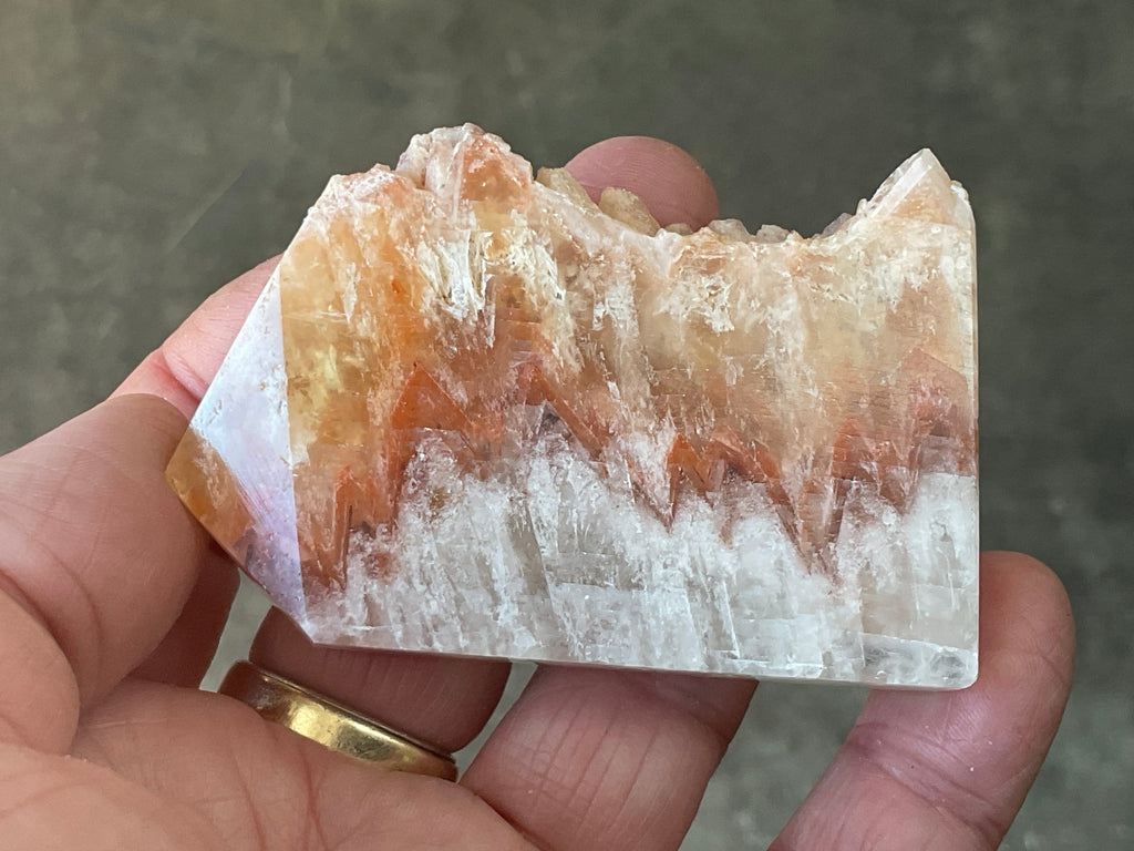 104g Orange Dog Tooth Calcite Generator 2B