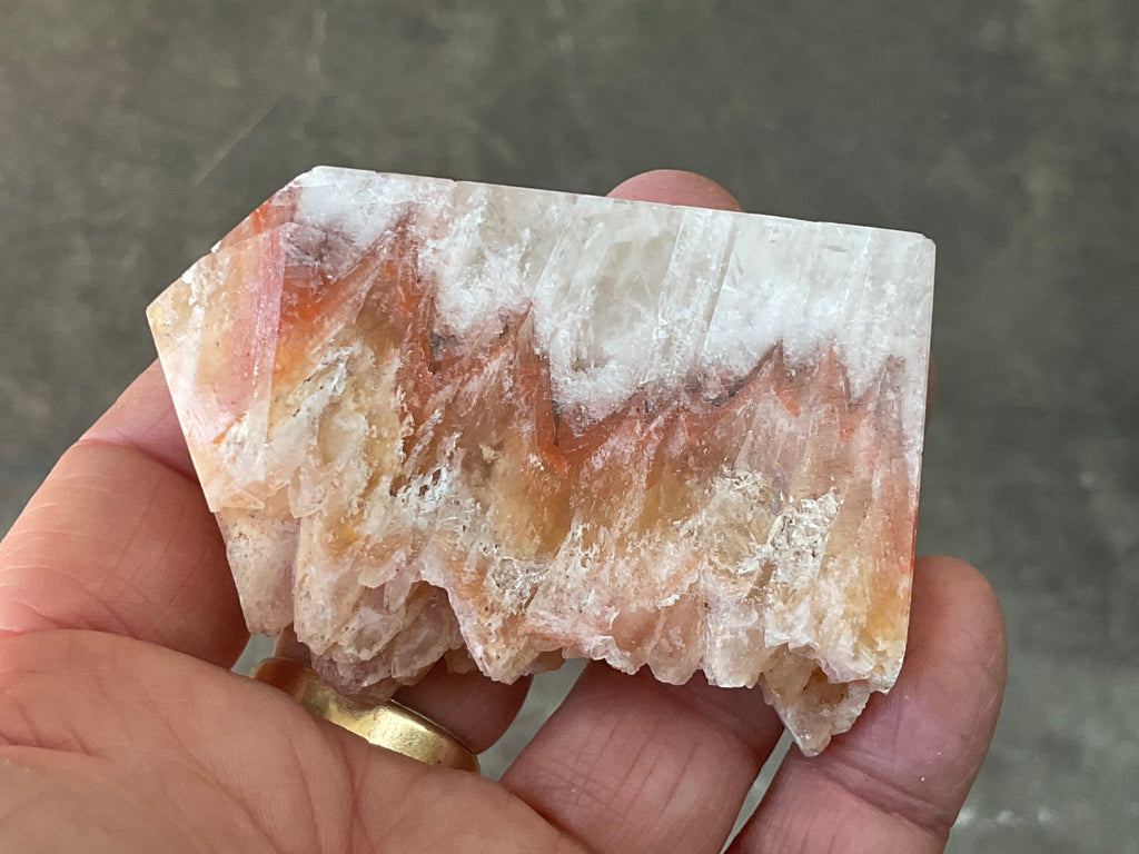 104g Orange Dog Tooth Calcite Generator 2B