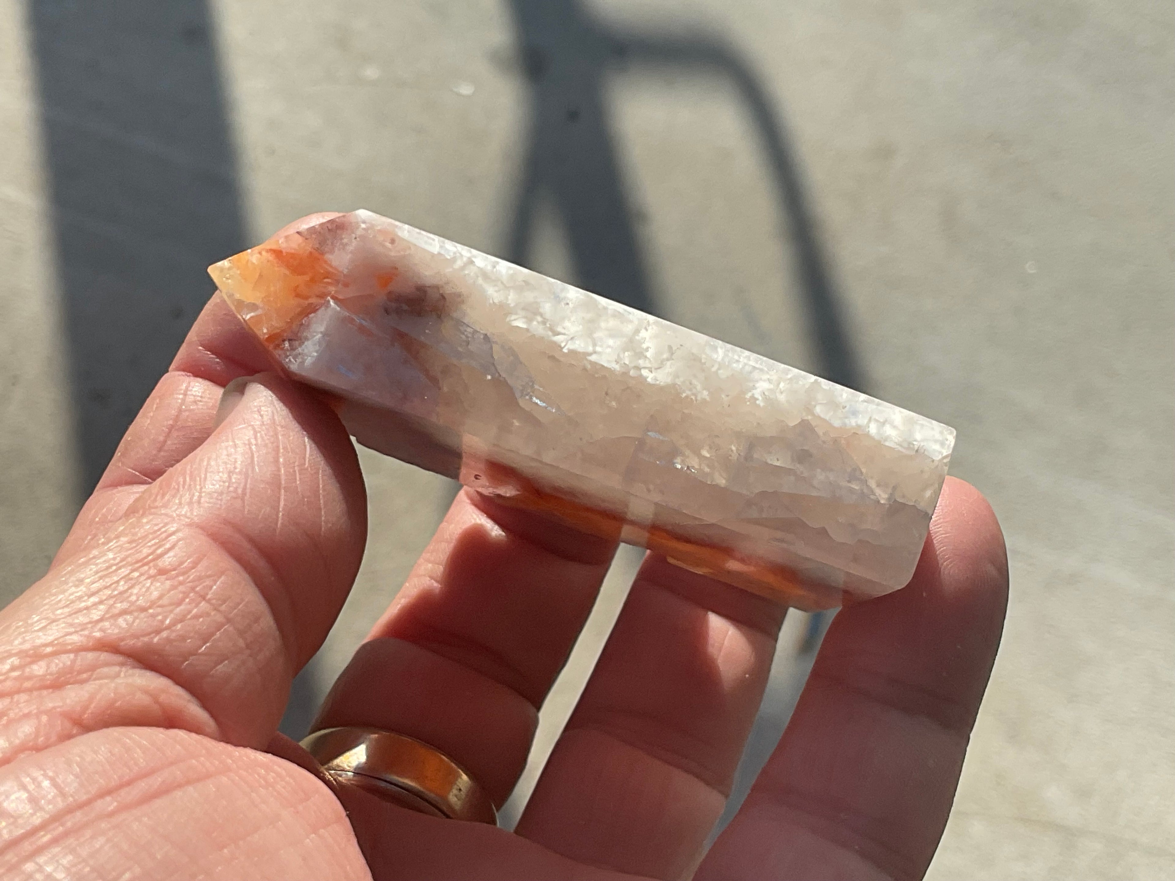 104g Orange Dog Tooth Calcite Generator 2B