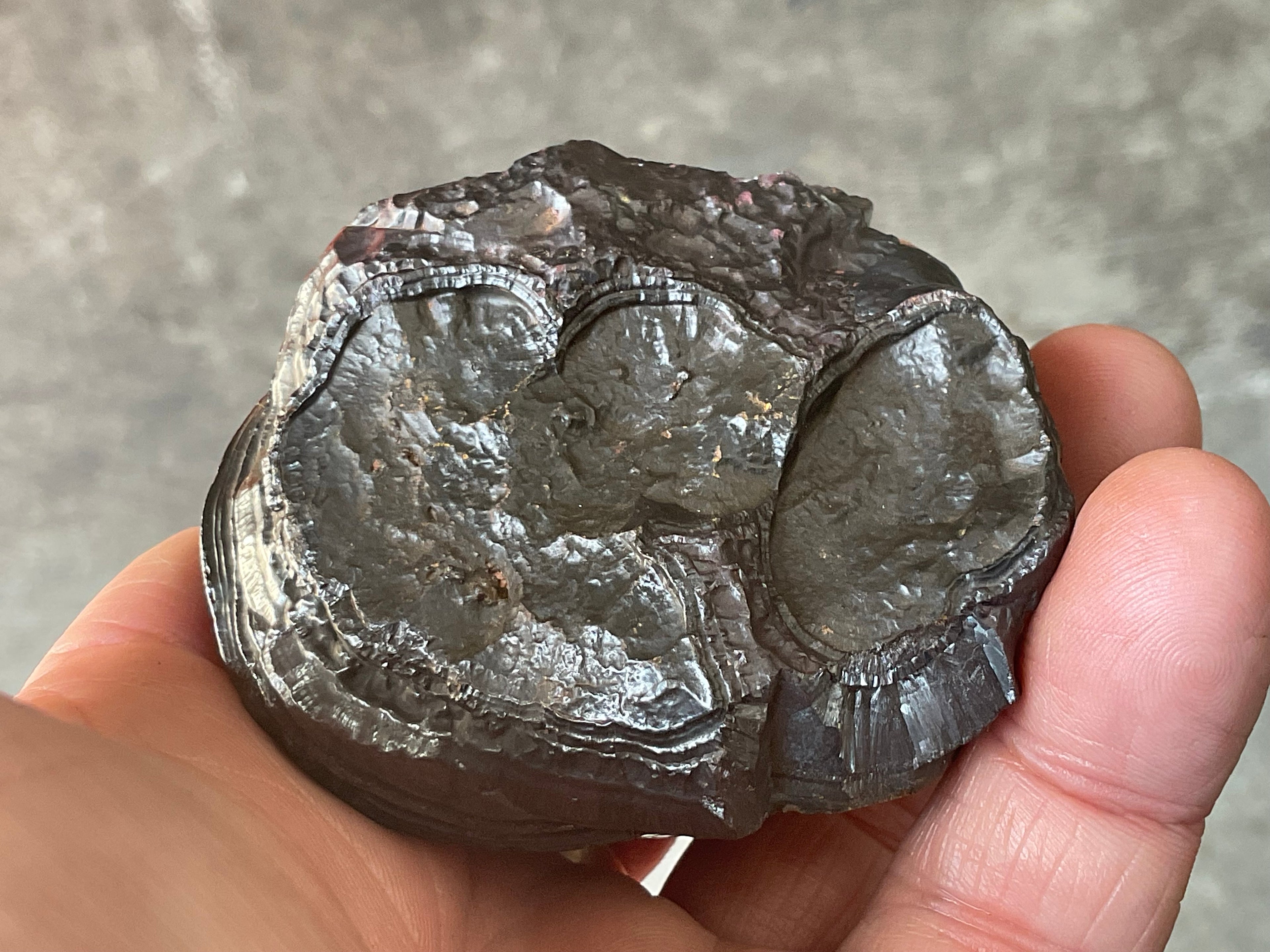 238g Botryoidal Hematite Specimen 4A