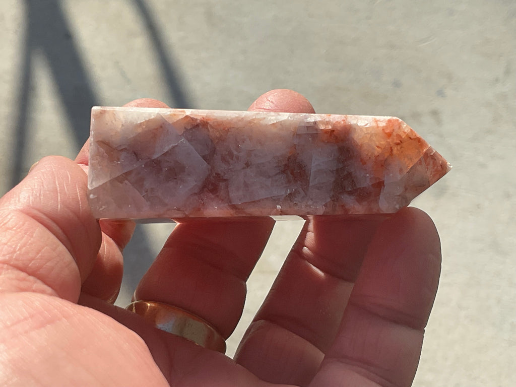 120g Orange Dog Tooth Calcite Generator 3B