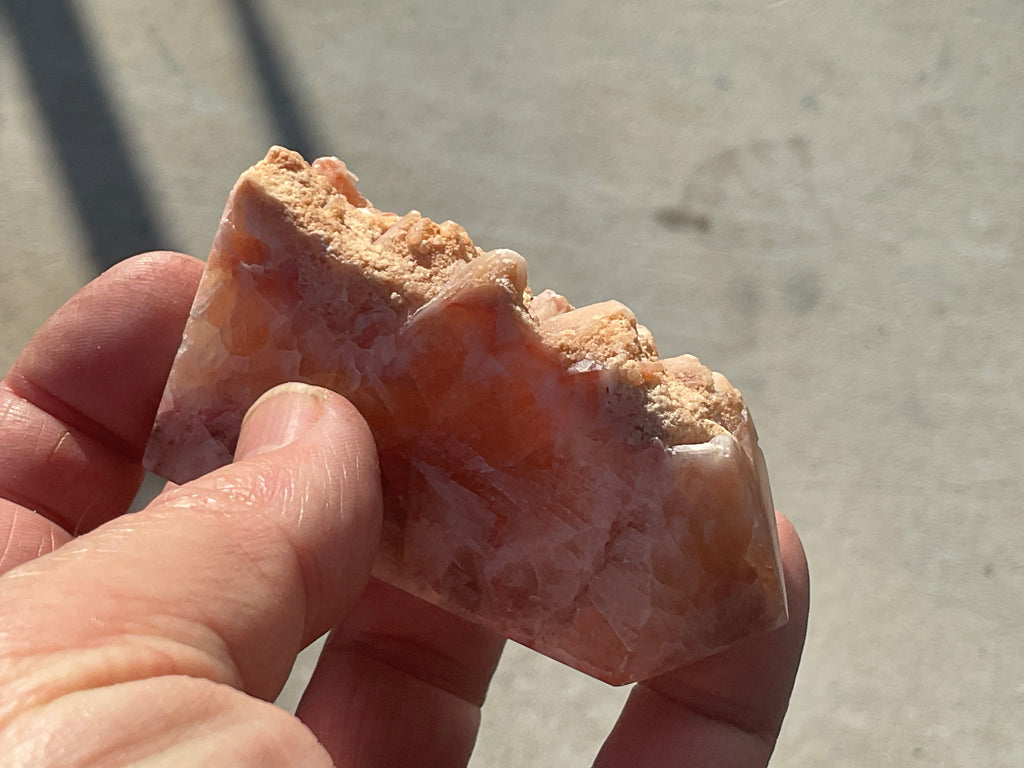 120g Orange Dog Tooth Calcite Generator 3B