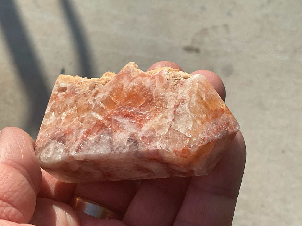 120g Orange Dog Tooth Calcite Generator 3B