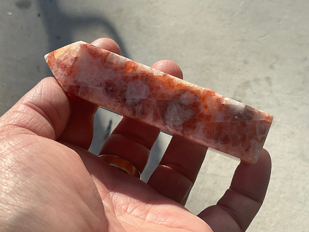 144g Orange Dog Tooth Calcite Generator 4B