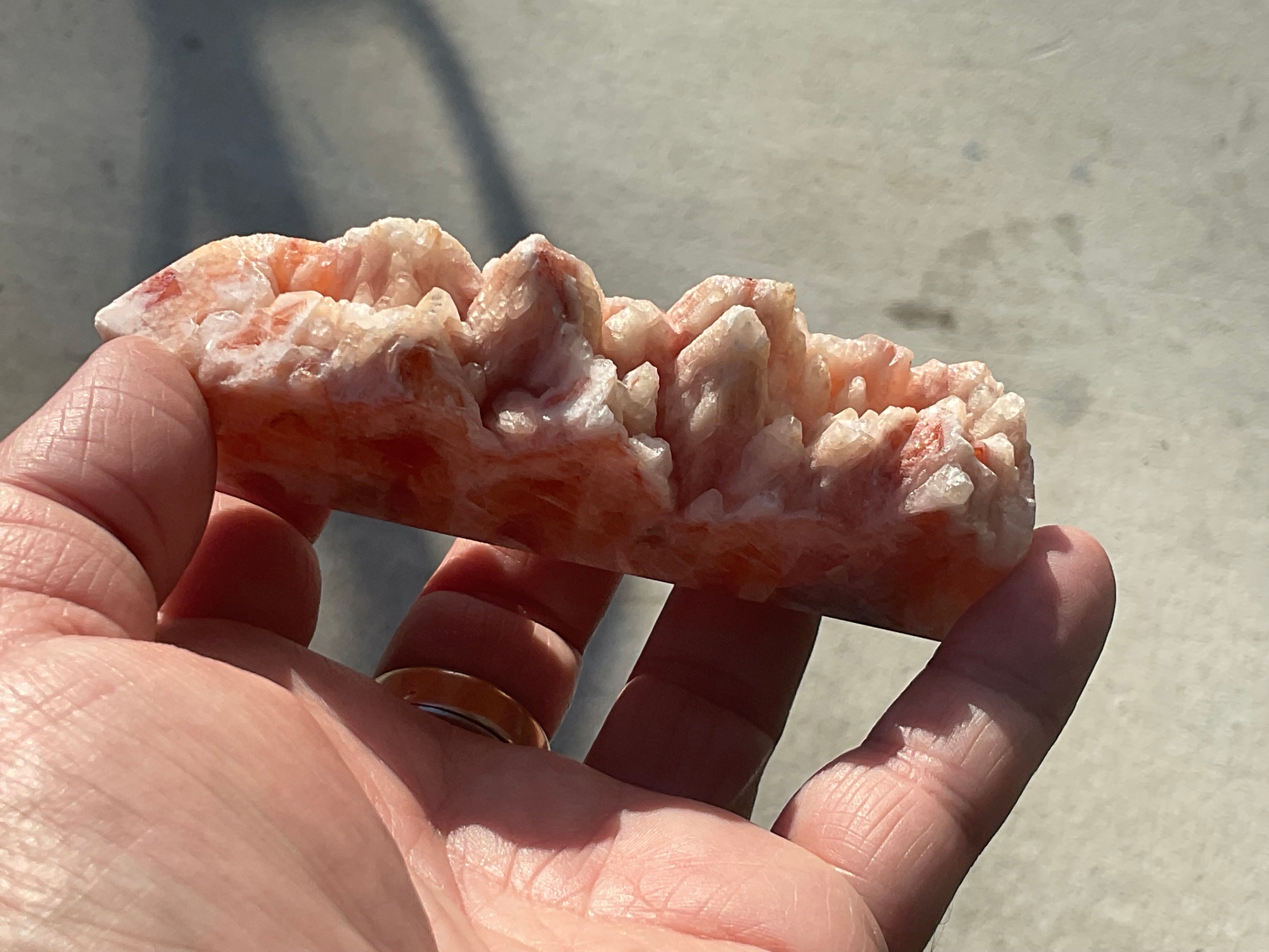 144g Orange Dog Tooth Calcite Generator 4B