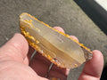 100g Yellow Petal Calcite on Quartz Points Specimen B