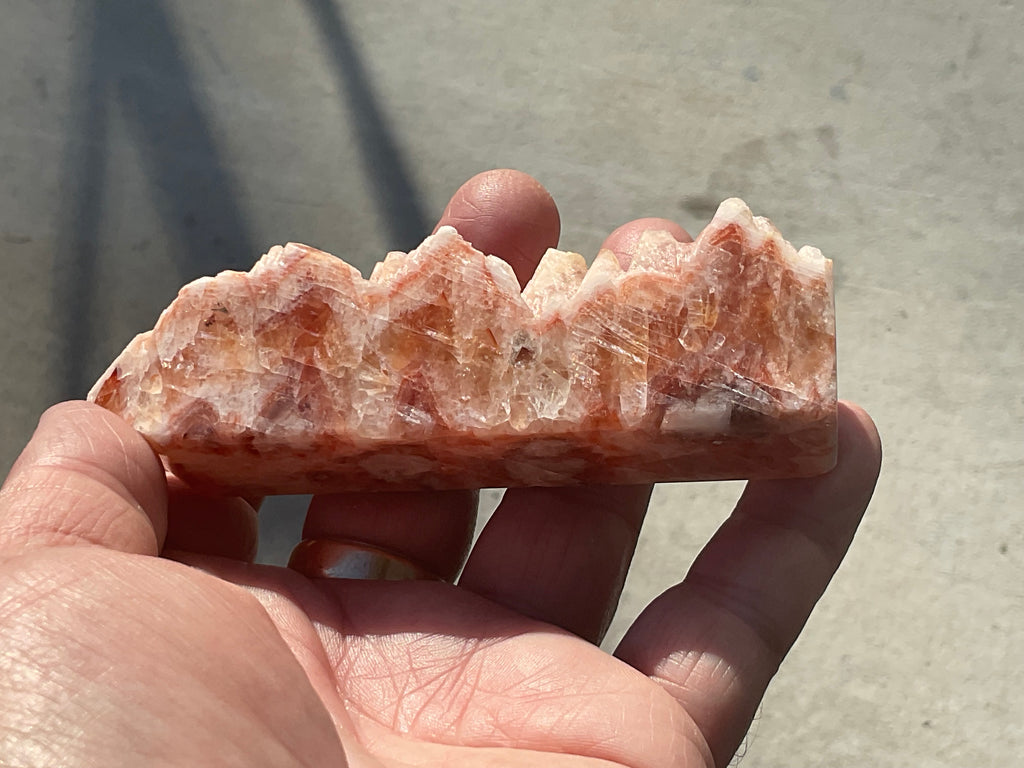 144g Orange Dog Tooth Calcite Generator 4B