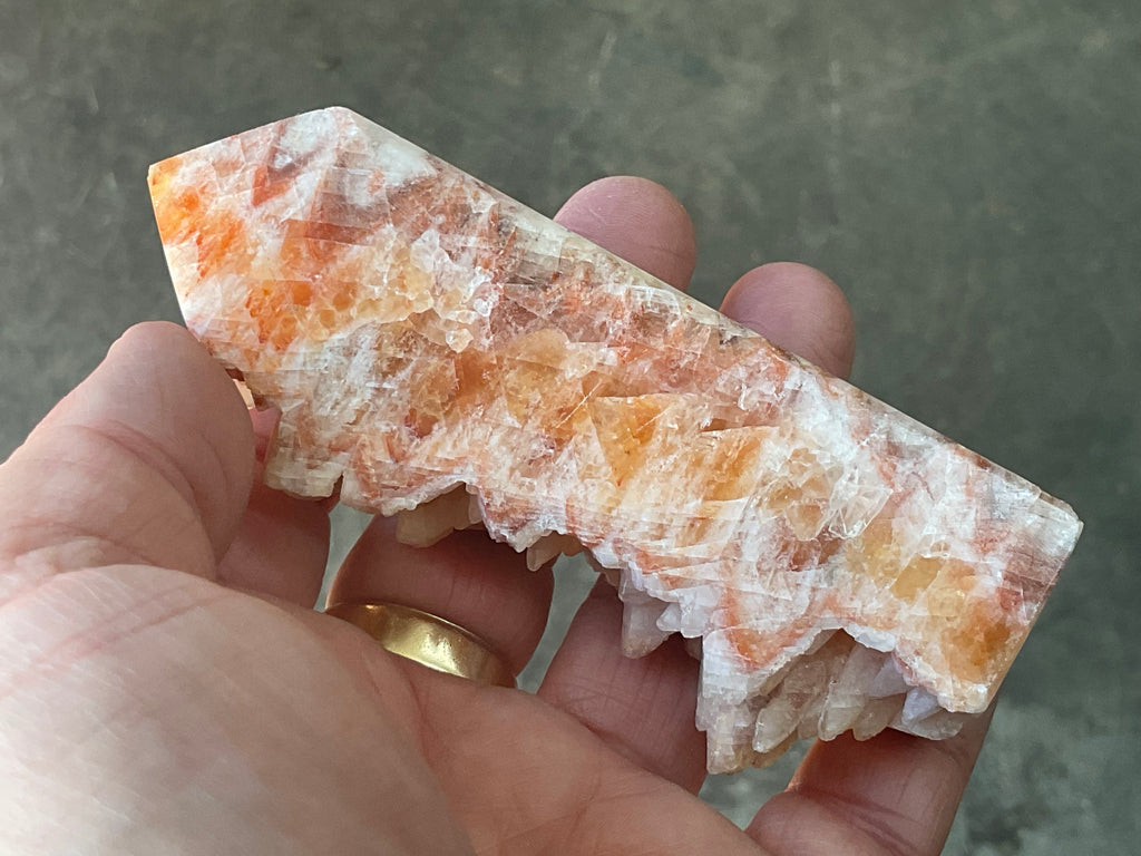 152g Orange Dog Tooth Calcite Generator 4C