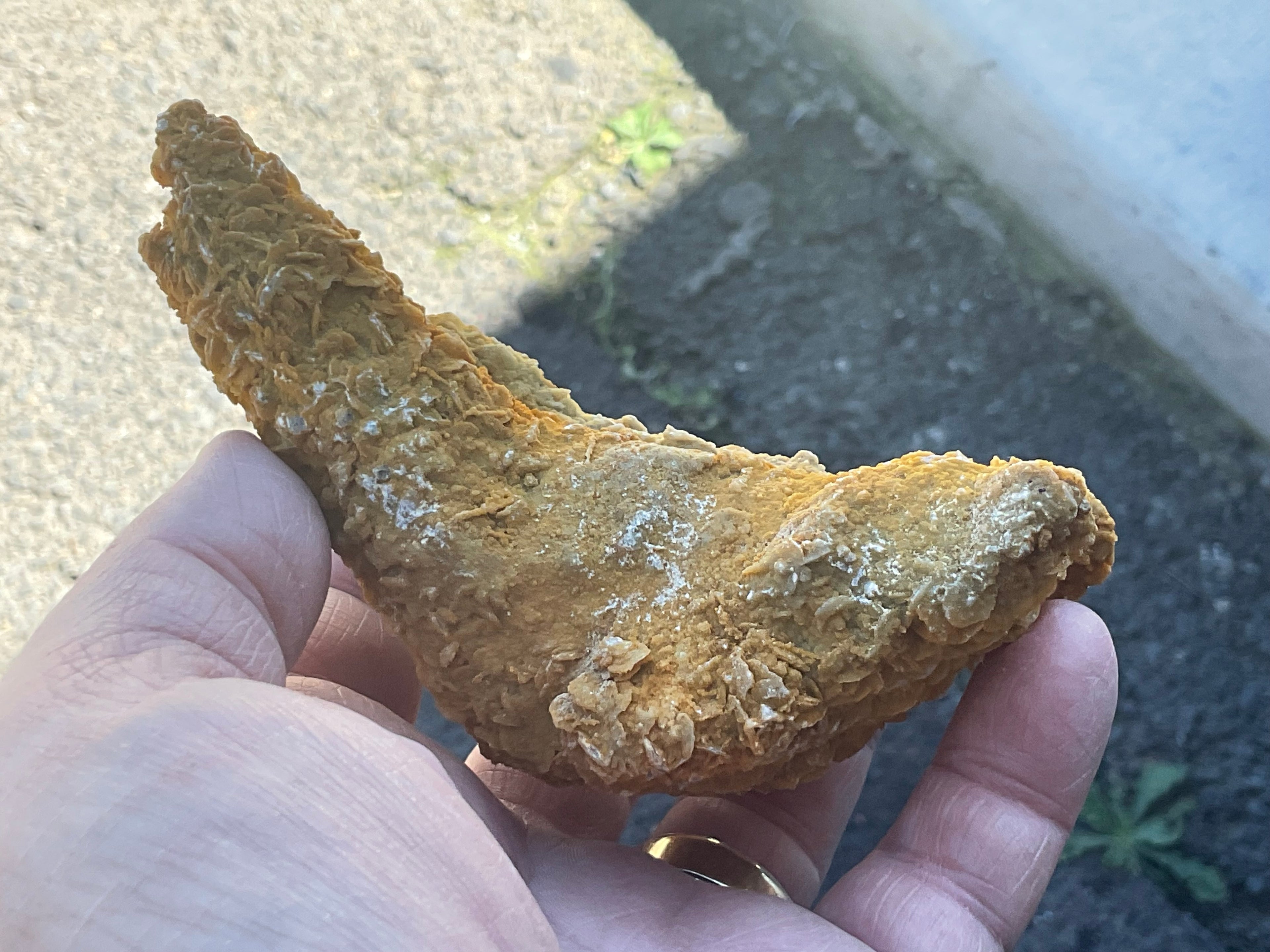 294g Yellow Petal Calcite on Quartz Points Specimen C