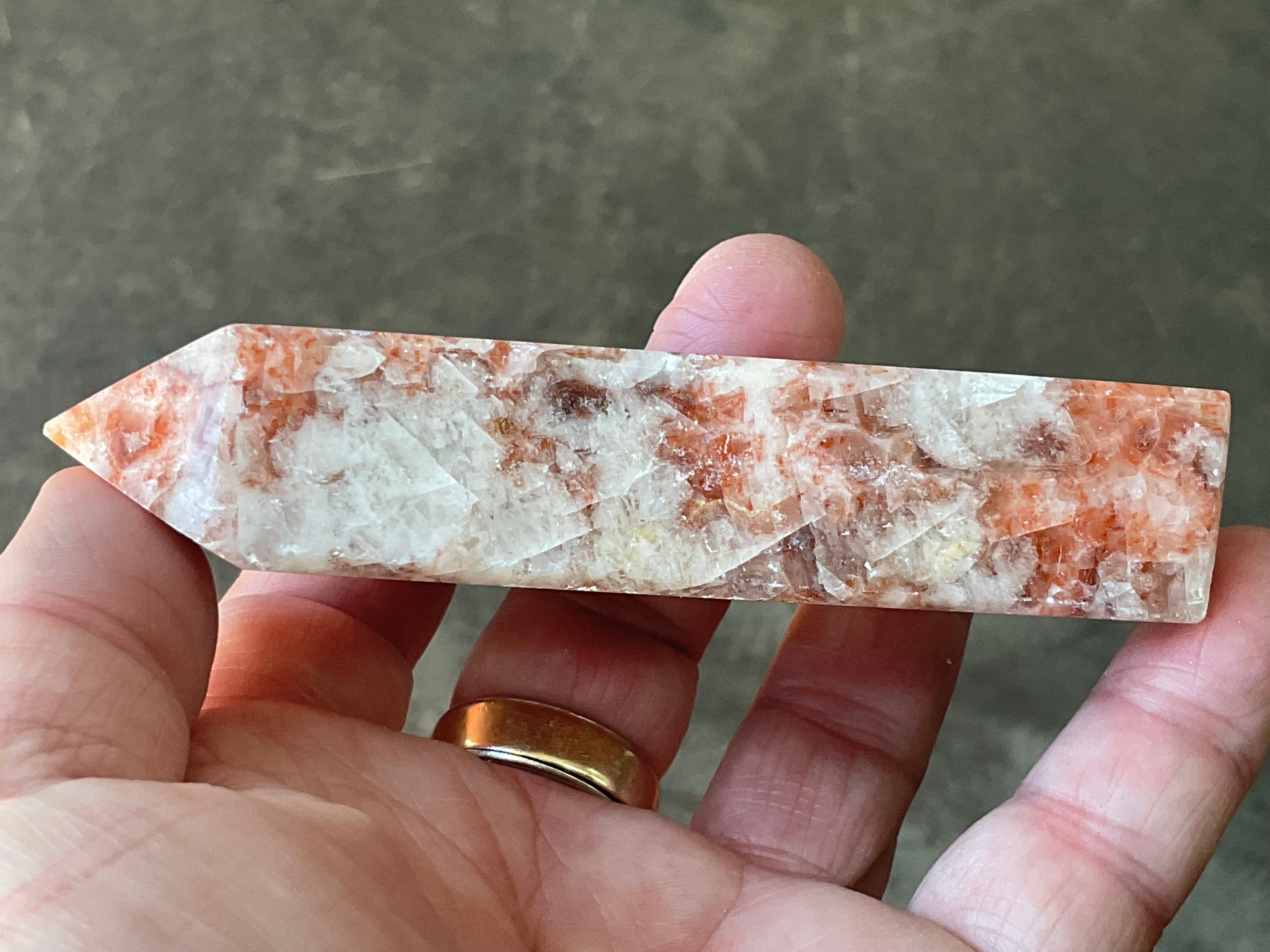 152g Orange Dog Tooth Calcite Generator 4C