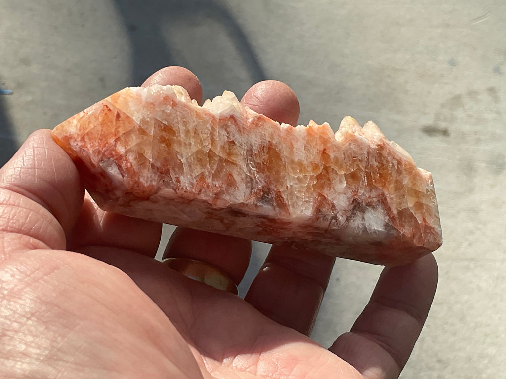 152g Orange Dog Tooth Calcite Generator 4C