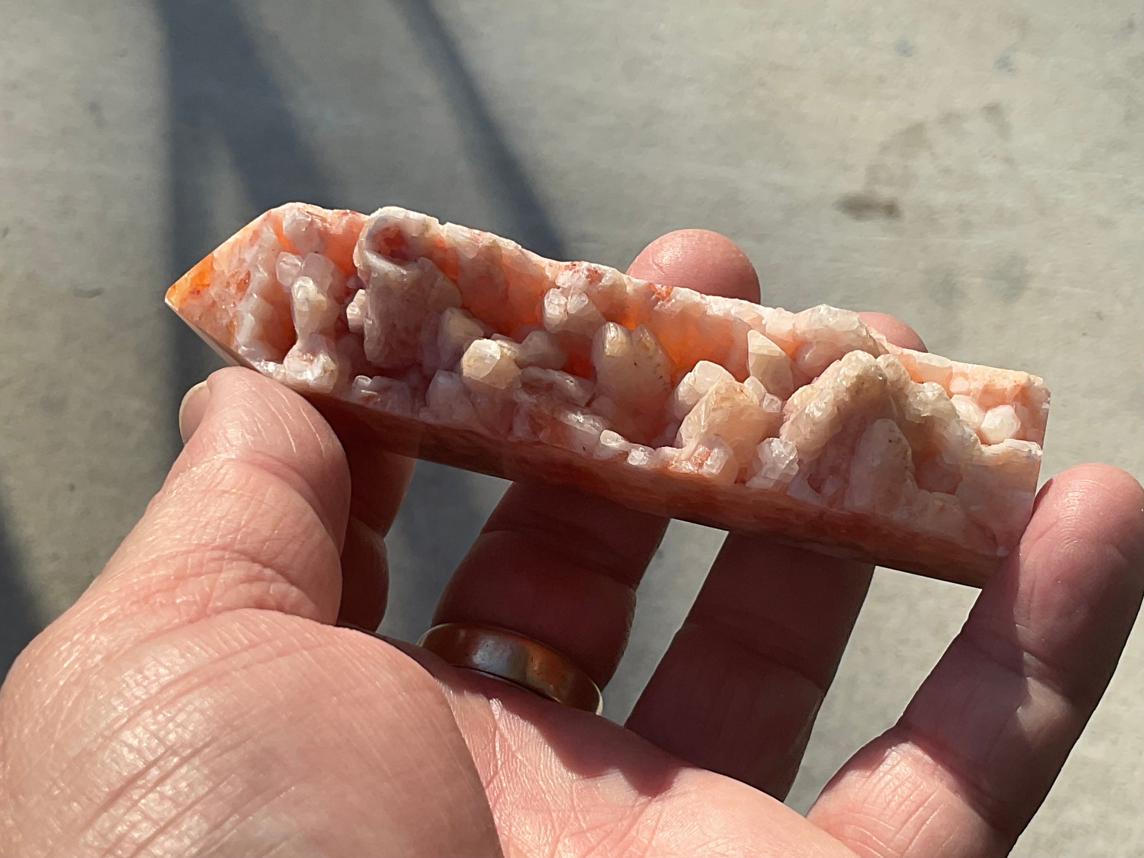 152g Orange Dog Tooth Calcite Generator 4C