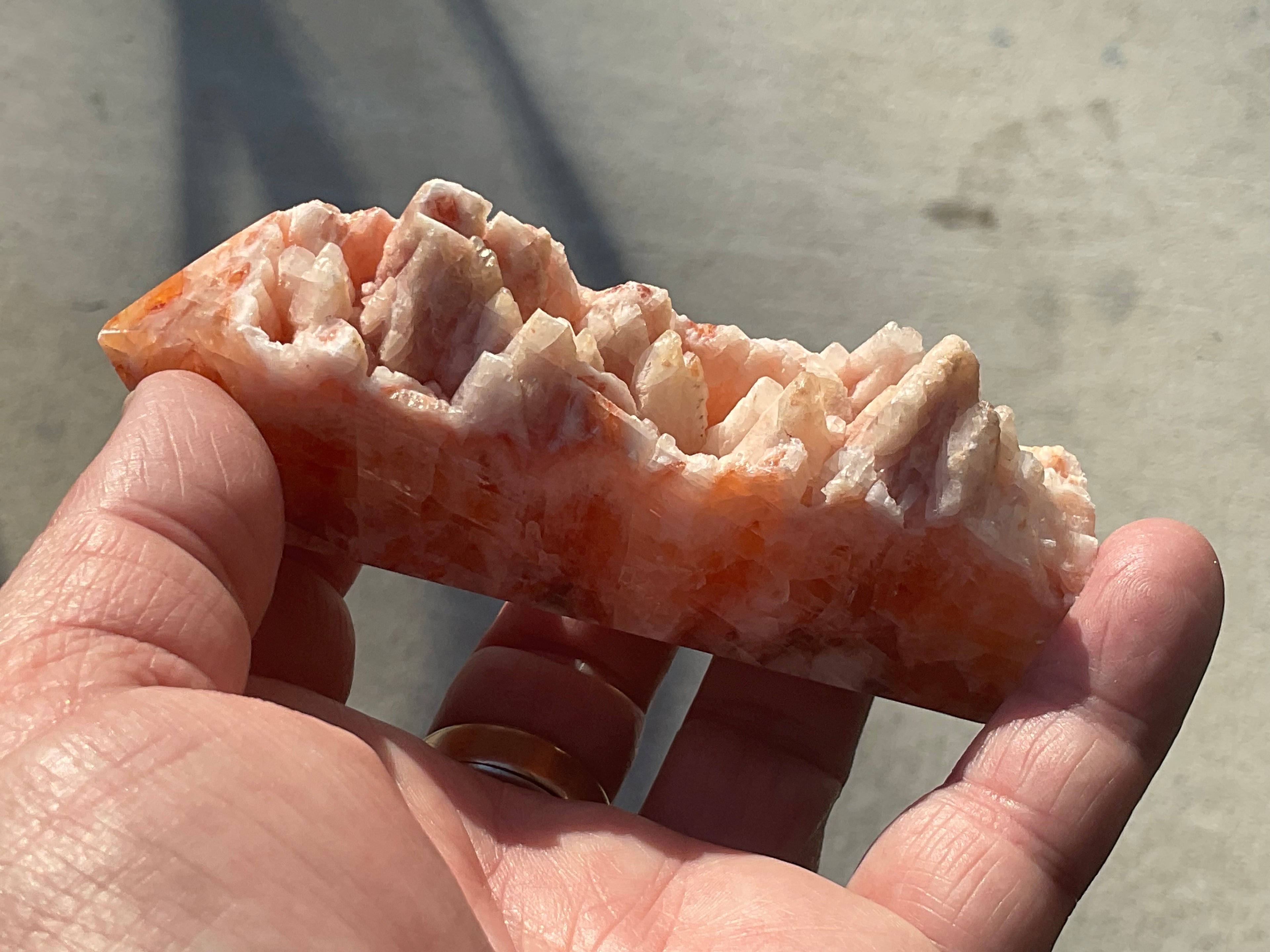 152g Orange Dog Tooth Calcite Generator 4C