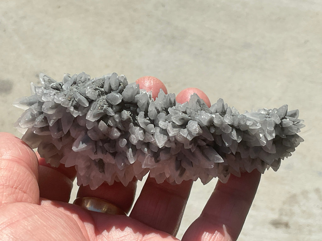 170g “Black Phantom Calcite” Specimen 2A from Hubei, China