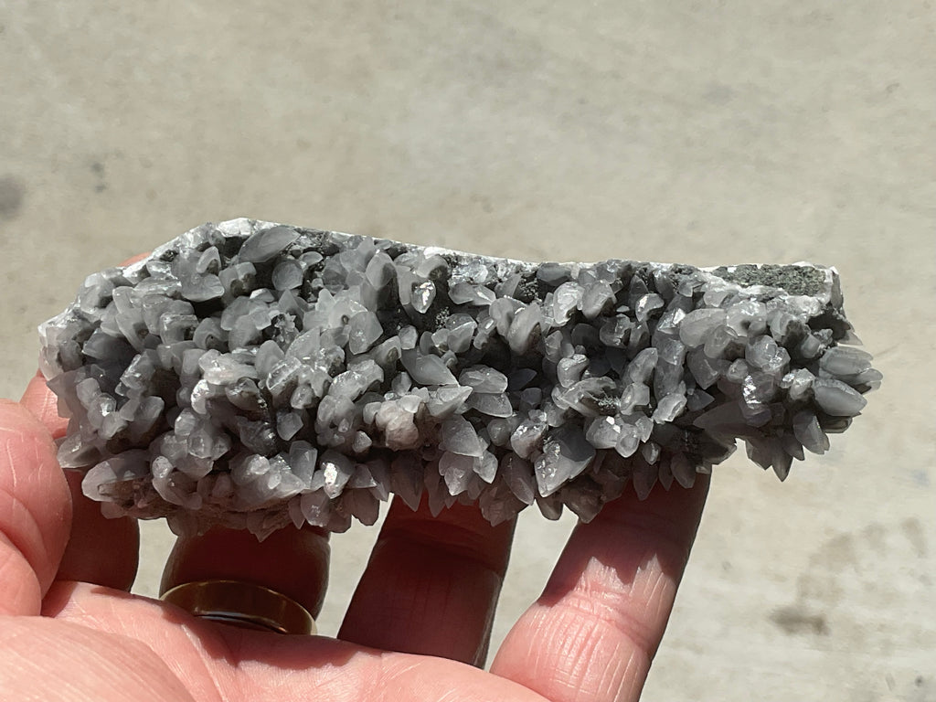 170g “Black Phantom Calcite” Specimen 2A from Hubei, China