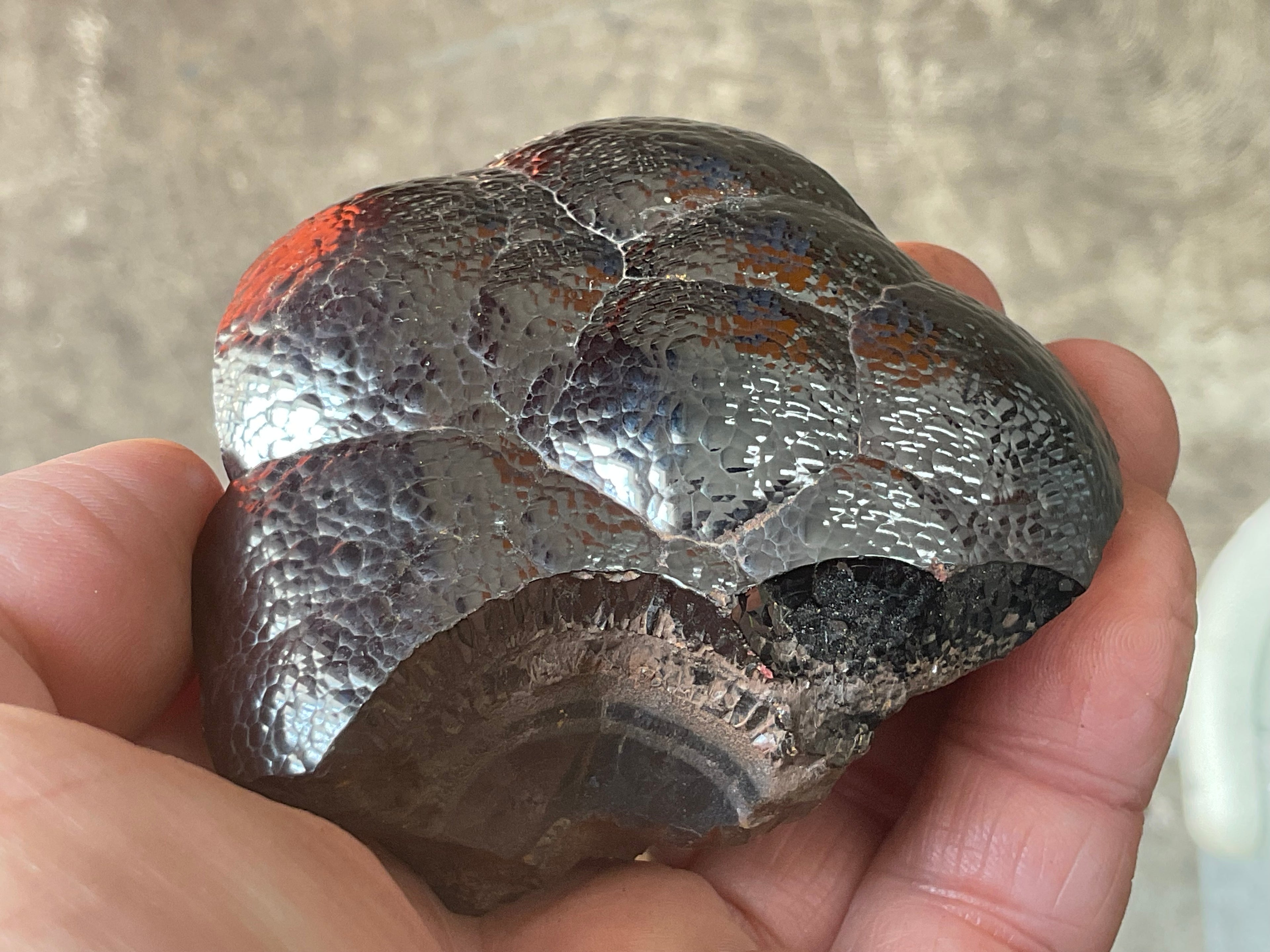 318g Botryoidal Hematite Specimen 6A