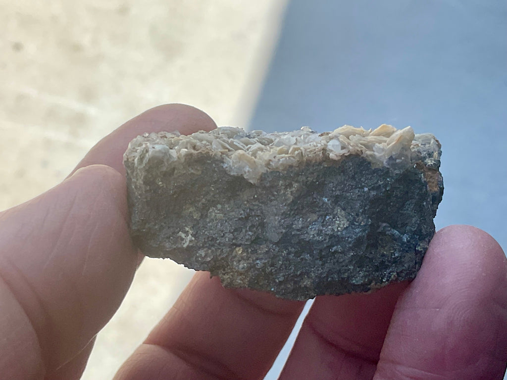 58g Calcite, Quartz and Magnetite Specimen 1 from the Kara Mine Tasmania