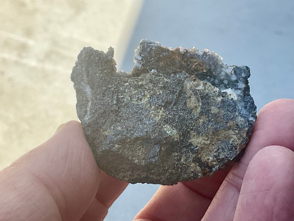 58g Calcite, Quartz and Magnetite Specimen 1 from the Kara Mine Tasmania