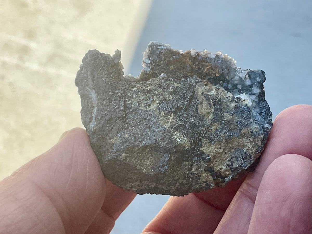 58g Calcite, Quartz and Magnetite Specimen 1 from the Kara Mine Tasmania