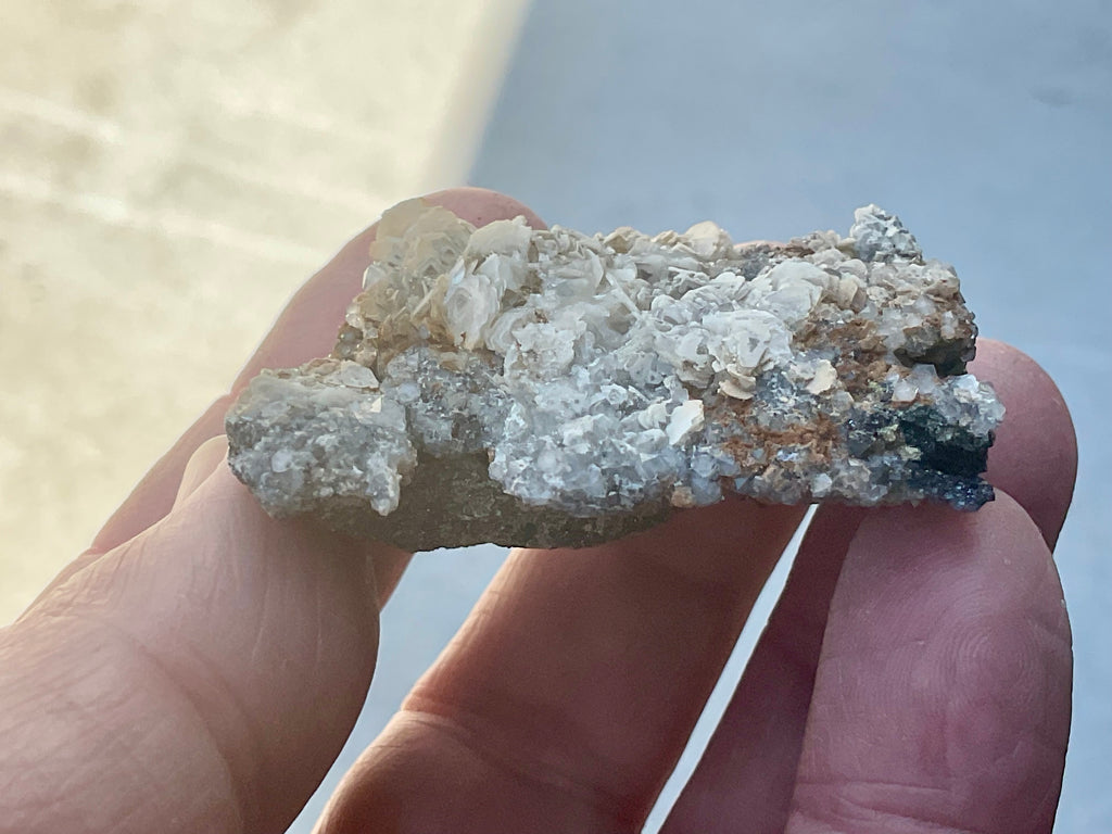 58g Calcite, Quartz and Magnetite Specimen 1 from the Kara Mine Tasmania