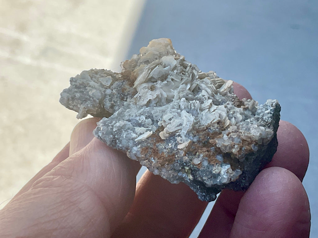 58g Calcite, Quartz and Magnetite Specimen 1 from the Kara Mine Tasmania