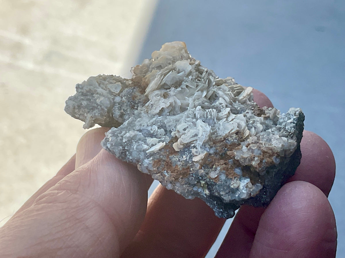58g Calcite, Quartz and Magnetite Specimen 1 from the Kara Mine Tasmania