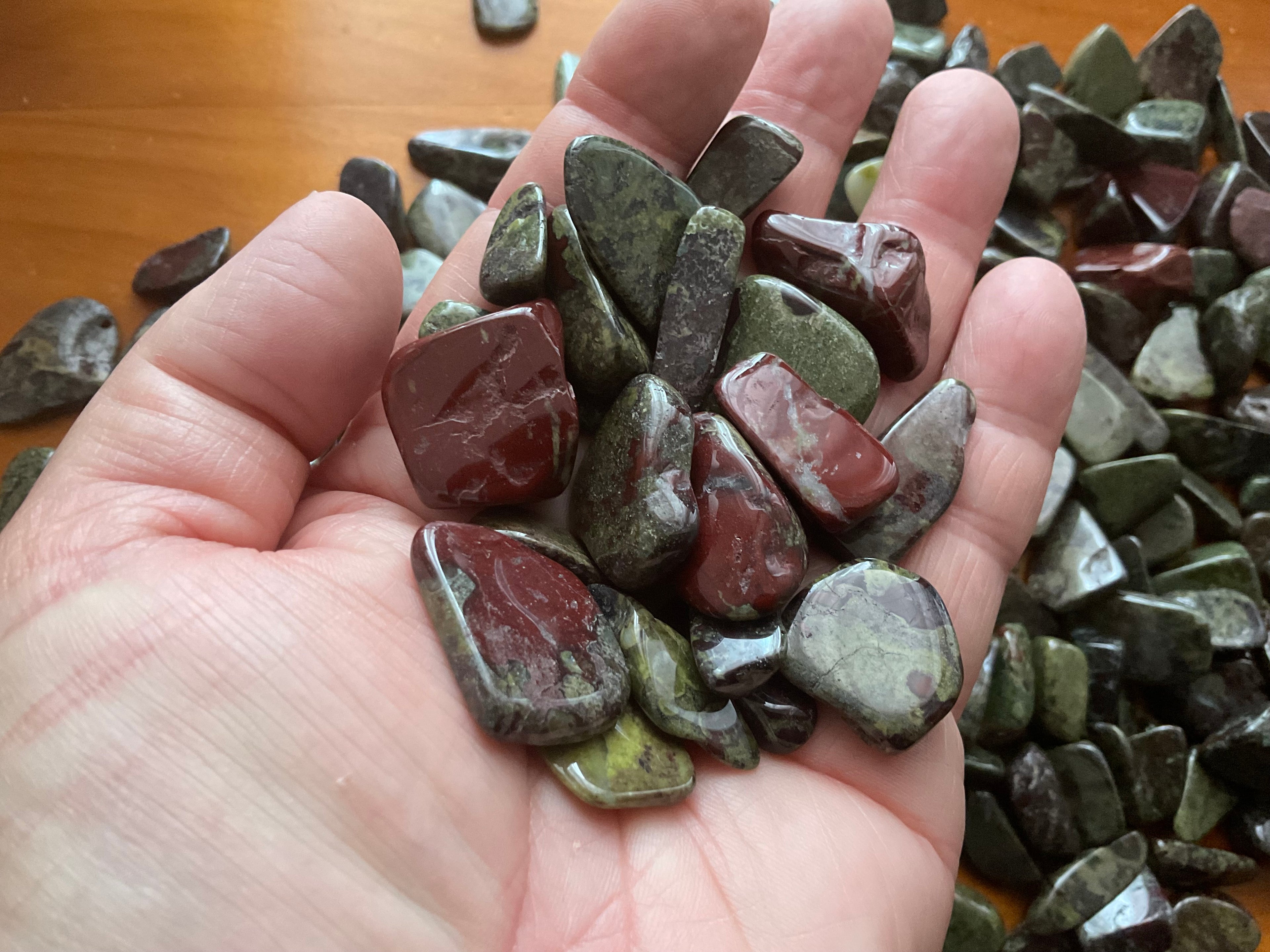 Dragons Blood Jasper Small Tumbled Stones