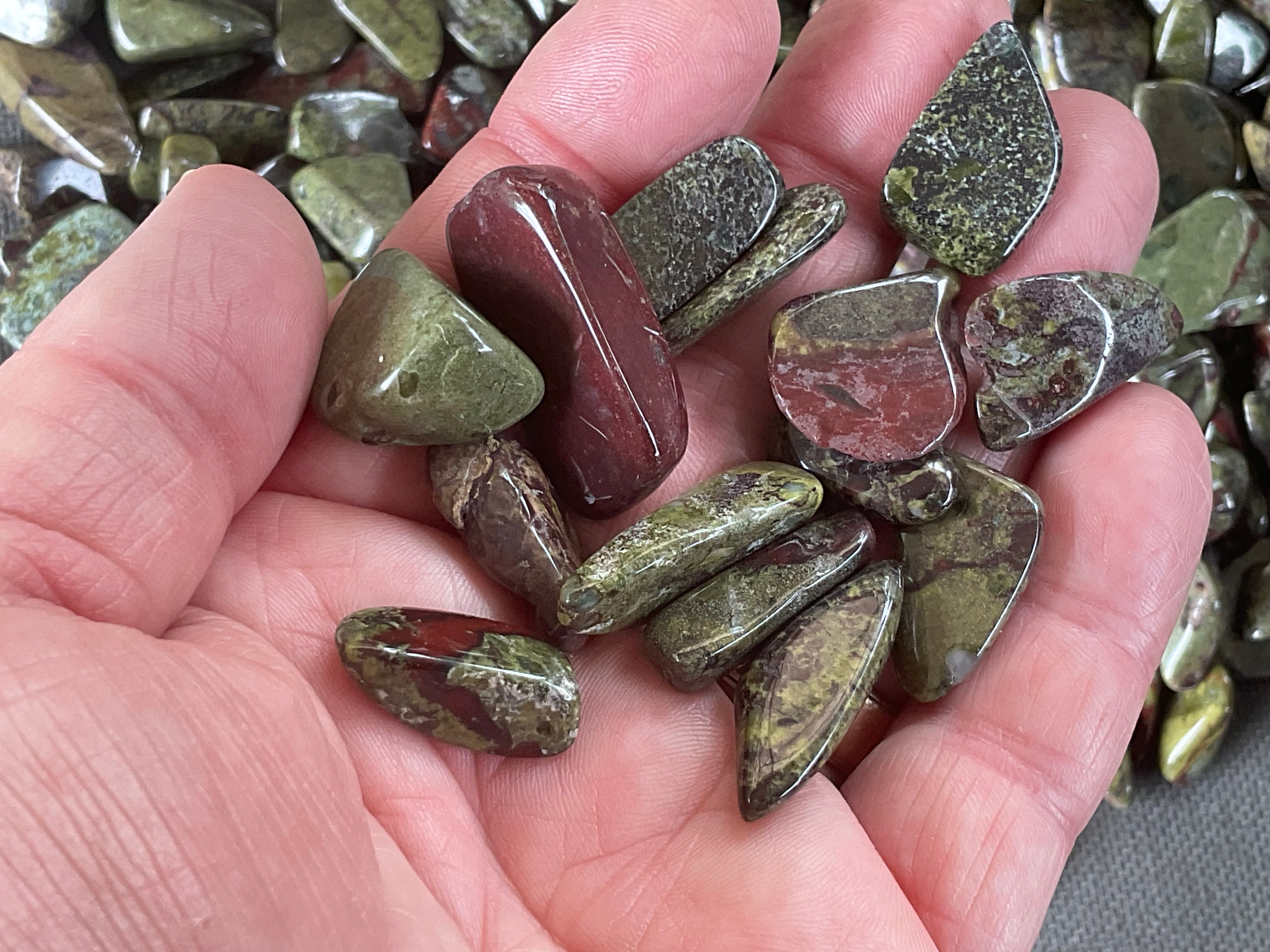 Dragons Blood Jasper Small Tumbled Stones