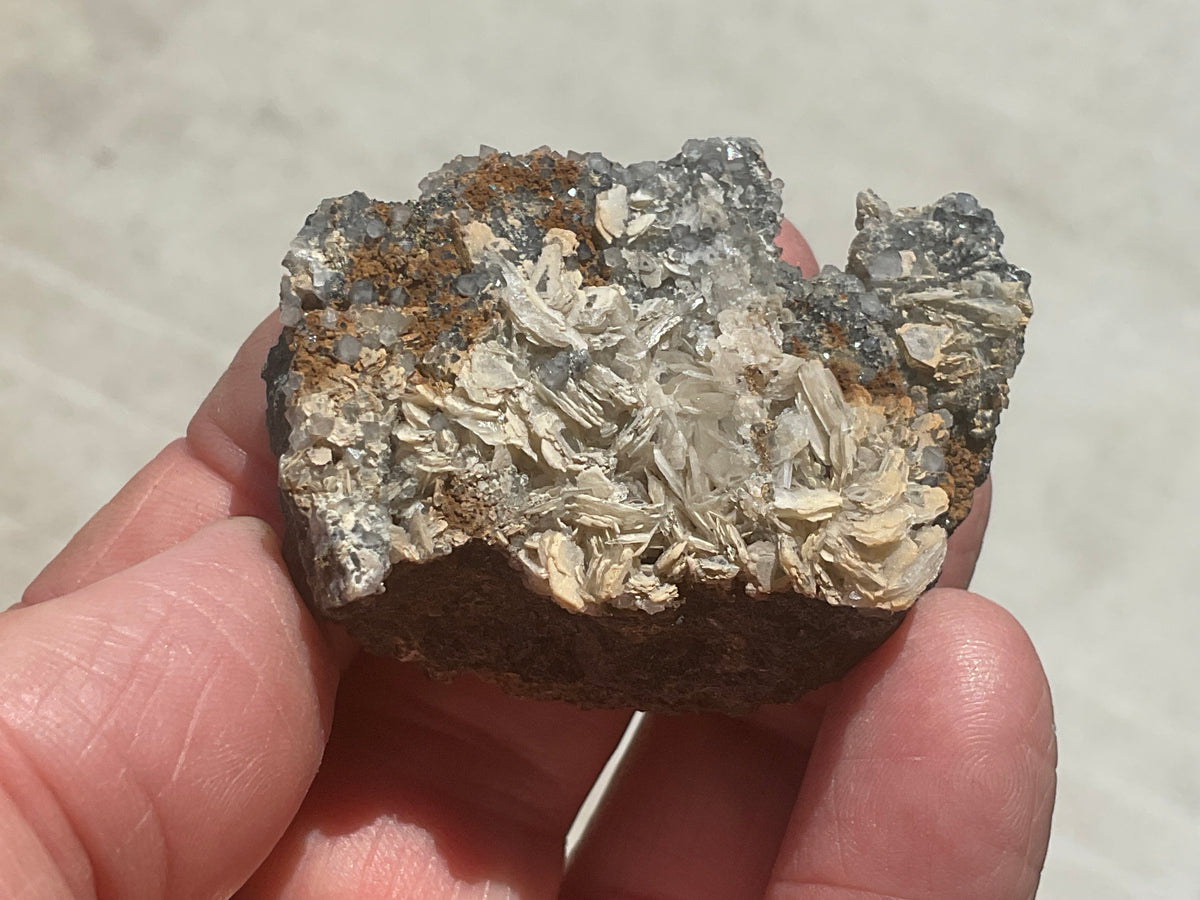 58g Calcite, Quartz and Magnetite Specimen 1 from the Kara Mine Tasmania