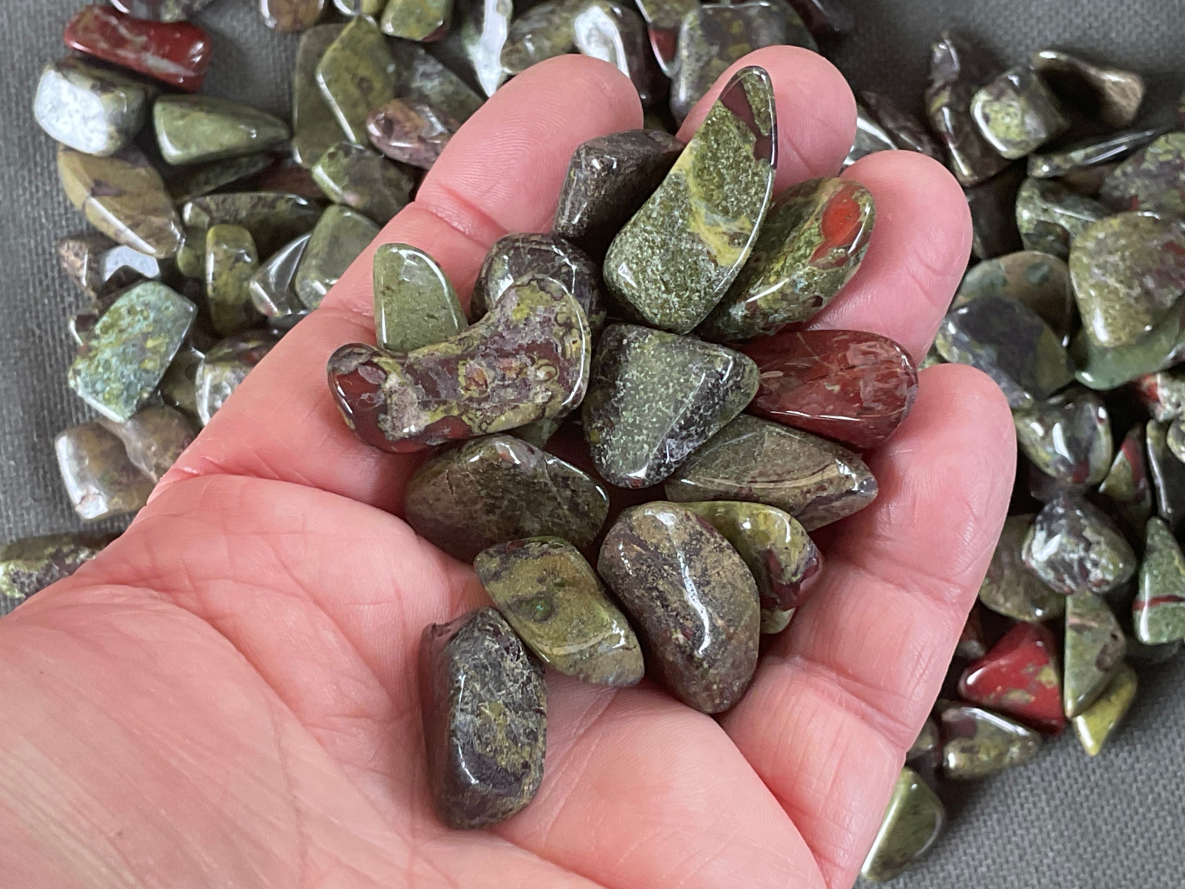 Dragons Blood Jasper Small Tumbled Stones