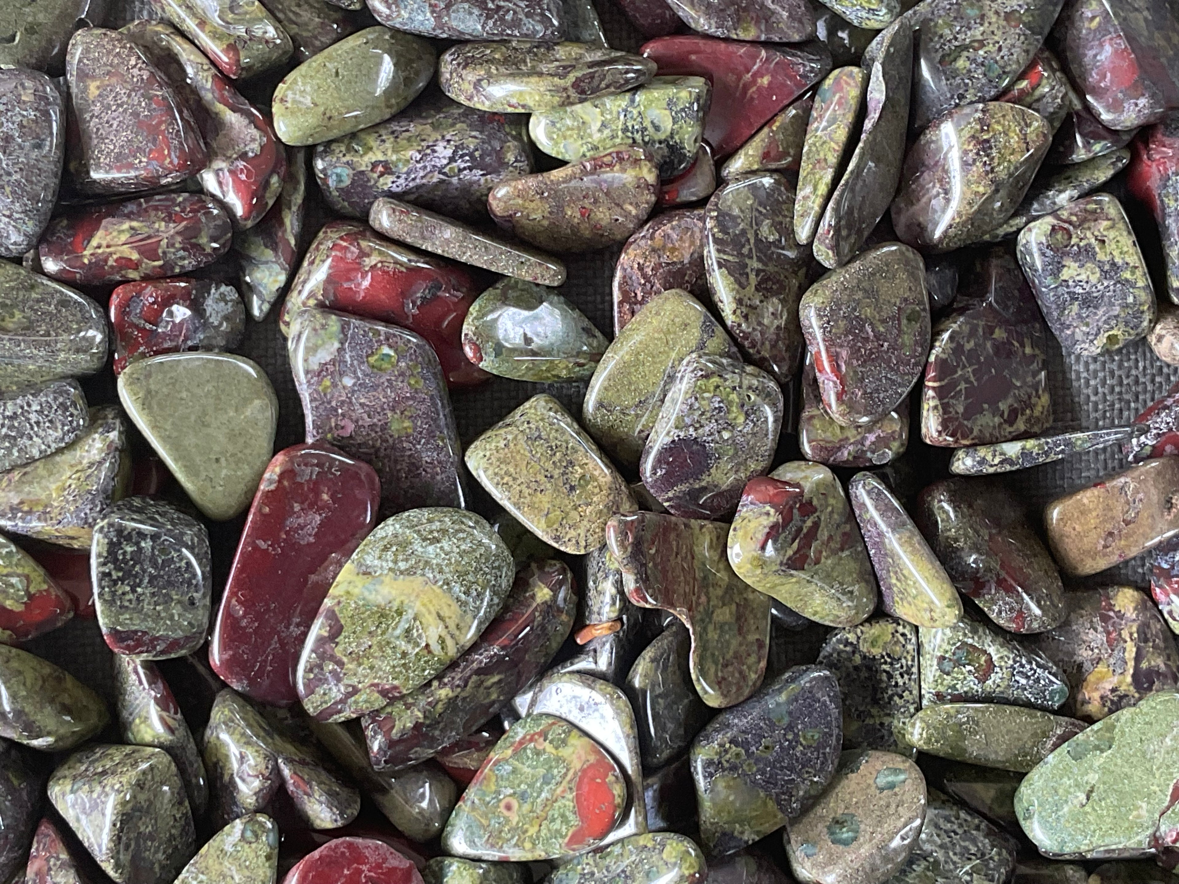 Dragons Blood Jasper Small Tumbled Stones