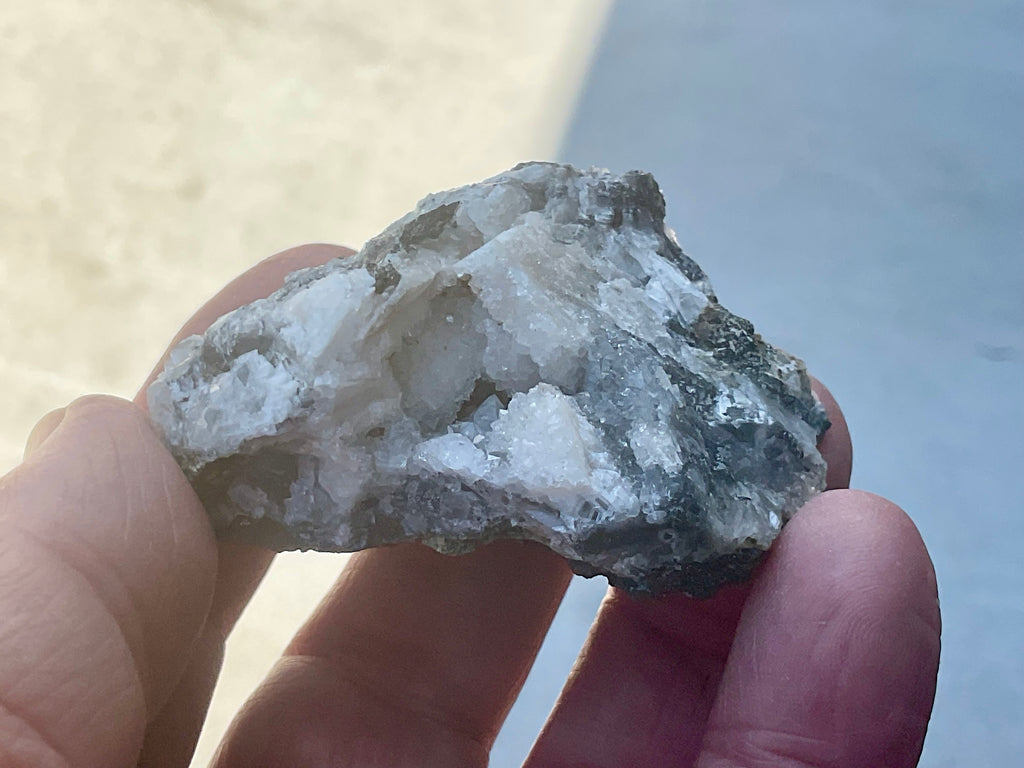 76g Calcite, Quartz and Magnetite Specimen 2 from the Kara Mine, Tasmania