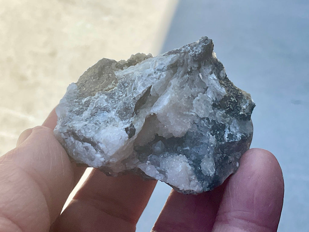 76g Calcite, Quartz and Magnetite Specimen 2 from the Kara Mine, Tasmania